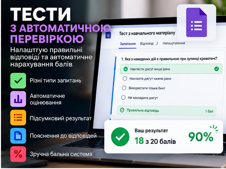 Фото Створю Google Форму, тест, анкету або опитування 1