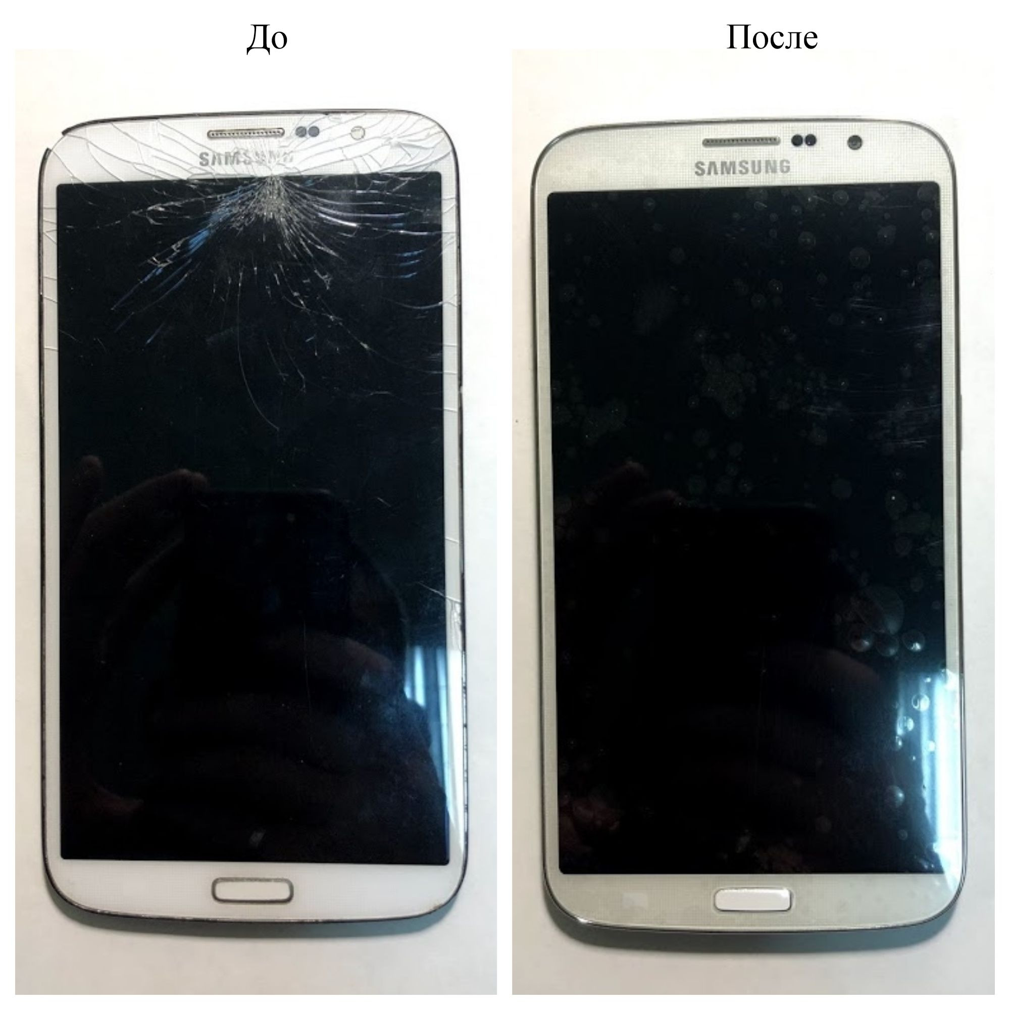 Фото Замена дисплейного модуля на смартфоне Samsung I9200 Galaxy Mega.