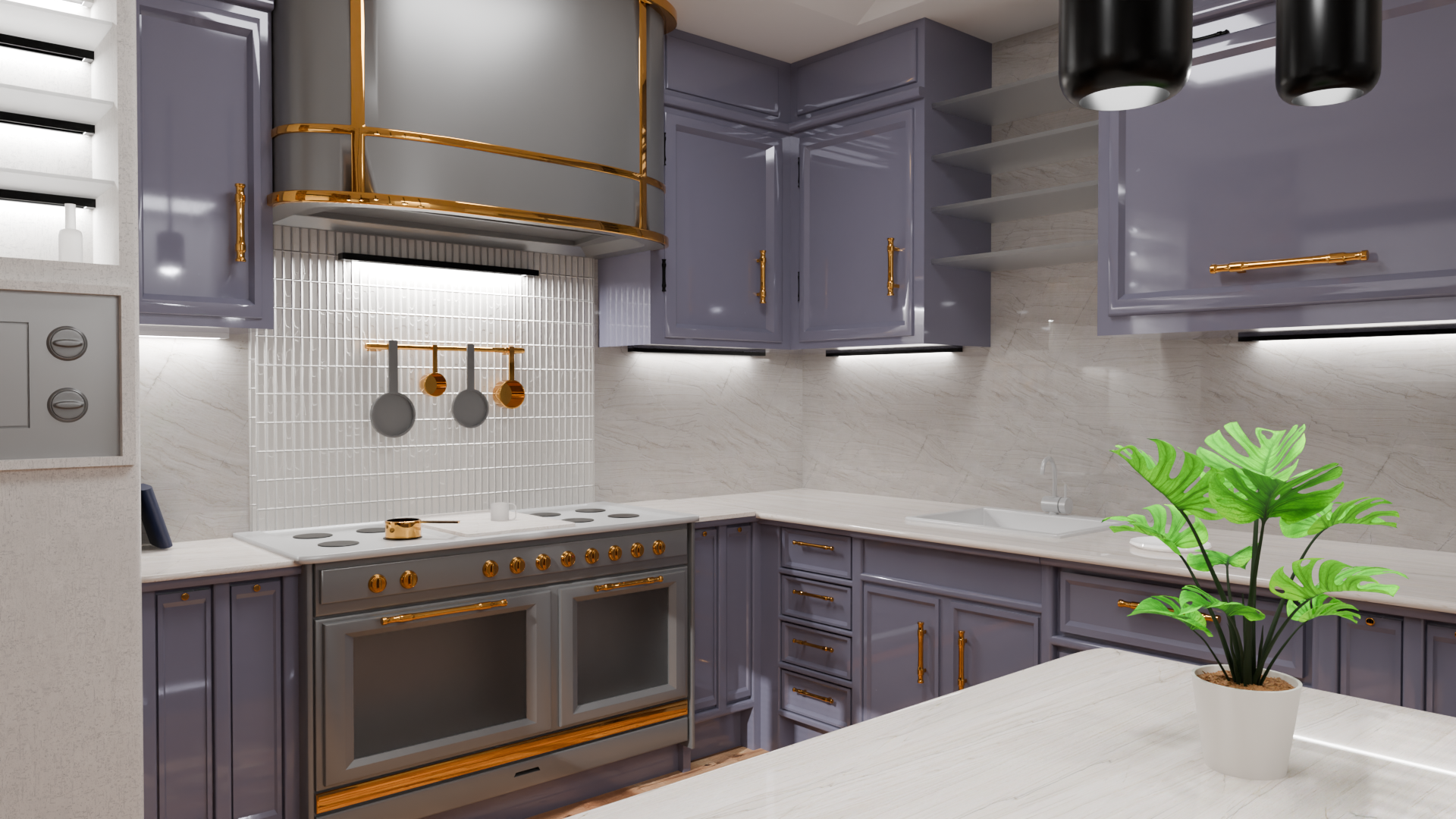 Фото Кухня в Blender