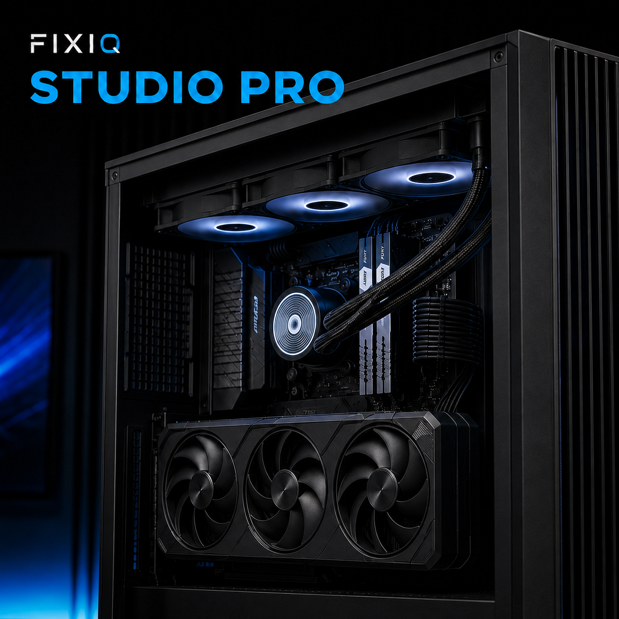Фото AMD Ryzen 9 9950X
GeForce RTX 5080 16 ГБ
ASUS ProArt X870E-Creator WiFi
Kingston FURY Renegade 96 ГБ, 2×48 DDR5
Samsung 990 PRO 4 ТБ
Arctic Liquid Freezer III 420
be quiet! Straight Power 12, 1200 Вт, Platinum
ASUS ProArt PA602

Ryzen 9 9950X имеет 16 ядер и 32 потока и рассчитан на тяжёлые многопоточные рабочие нагрузки.

Назначение: 3D, рендер, 4K/8K-монтаж, архитектура, большие проекты и профессиональная графика.