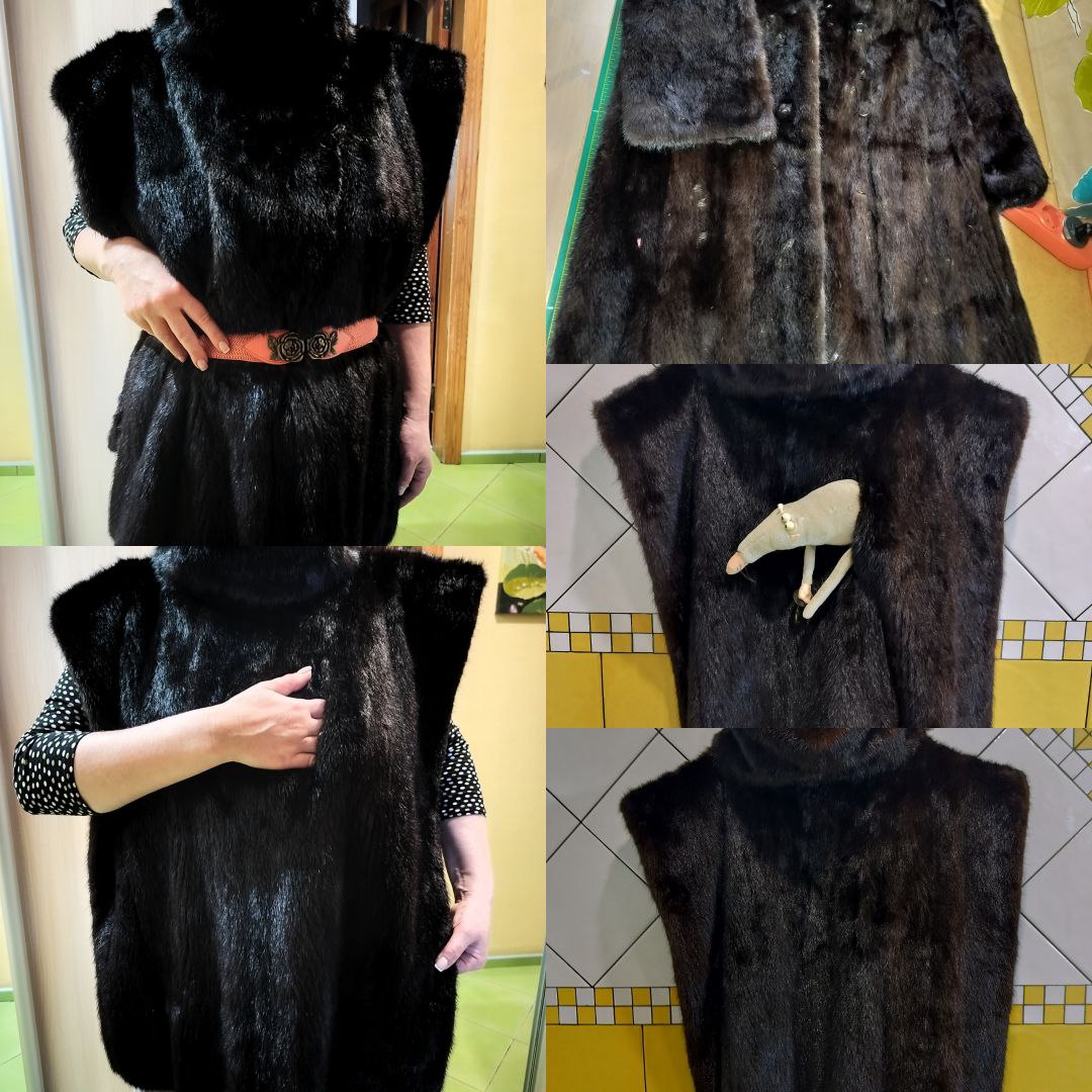 Фото Перешив старої шуби у манішку