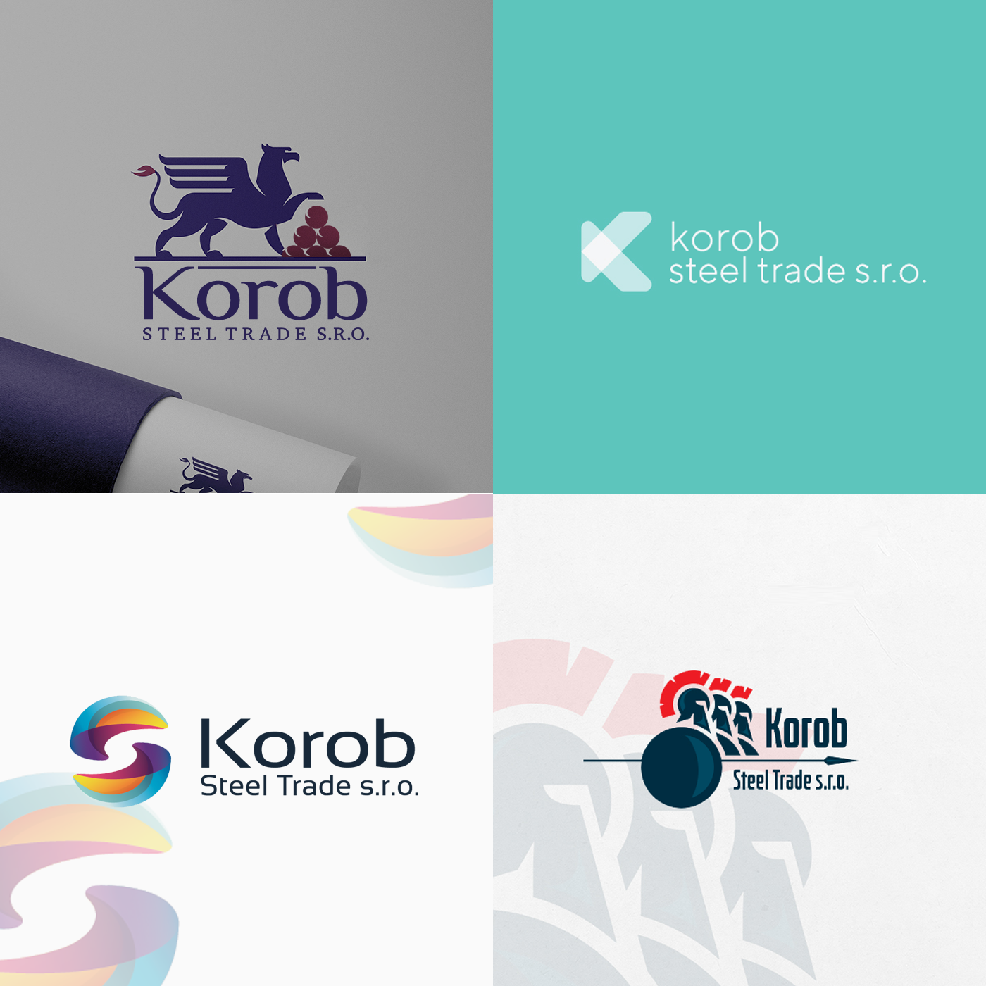 Фото Логотип для продавца металлоизделий Korob Steel Trade s.r.o.