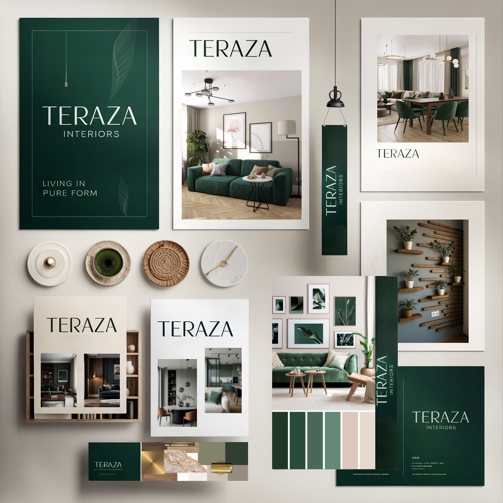 Фото Візуальний стиль для студії дизайну 