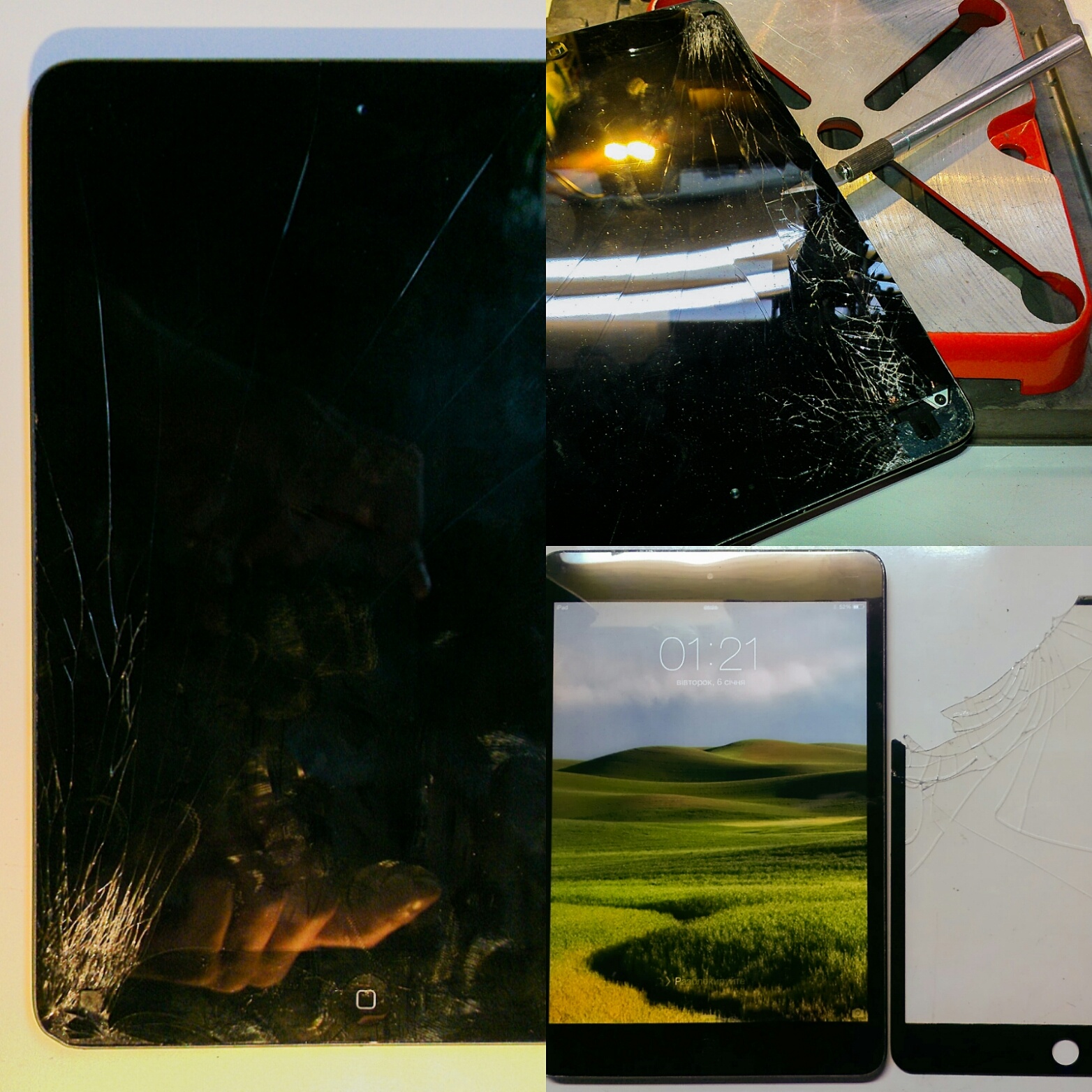 Фото Замена тачскрина на ipad mini