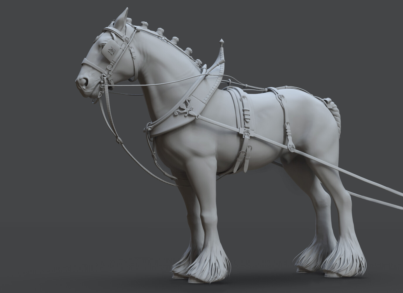 Фото Проработка анатомии, моделирование в 3dmax, zbrush, ремеш, визуализация в Keyshot, пост обработка Photoshop
