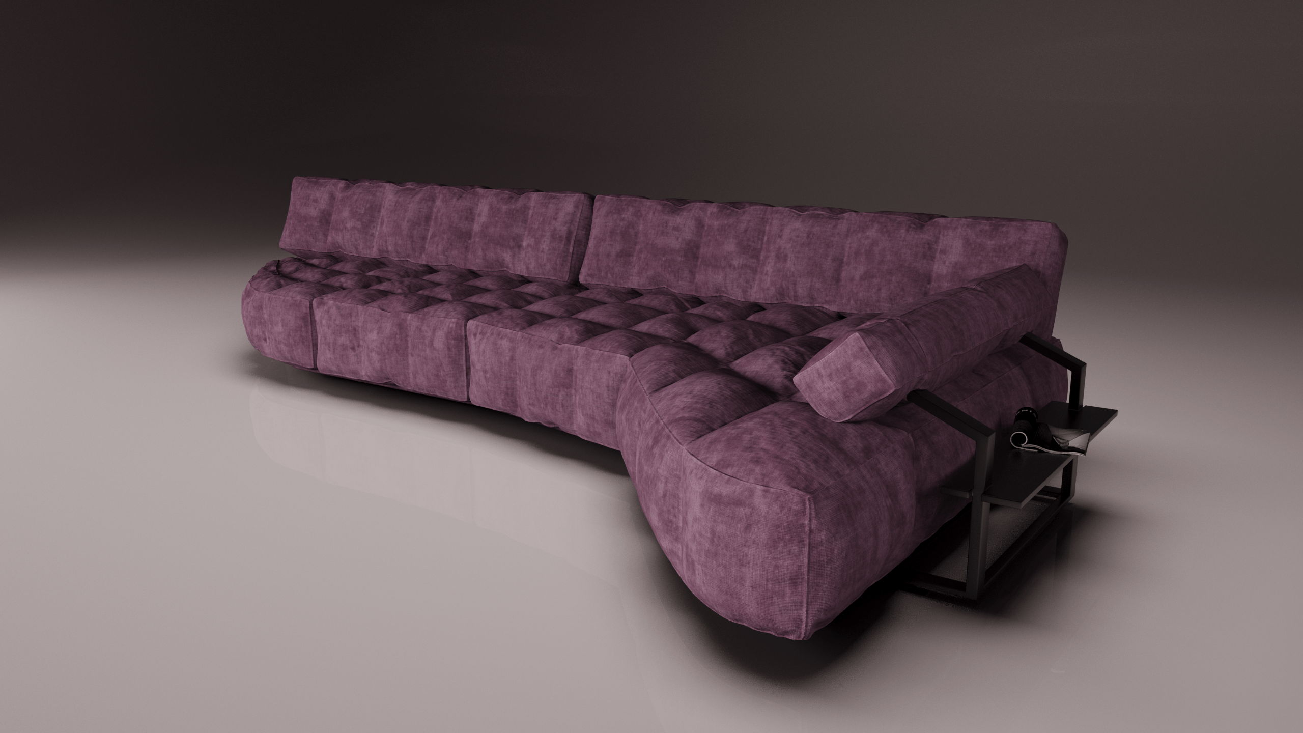 Фото Диван для каталогу. Повне моделювання та створення тканини. 