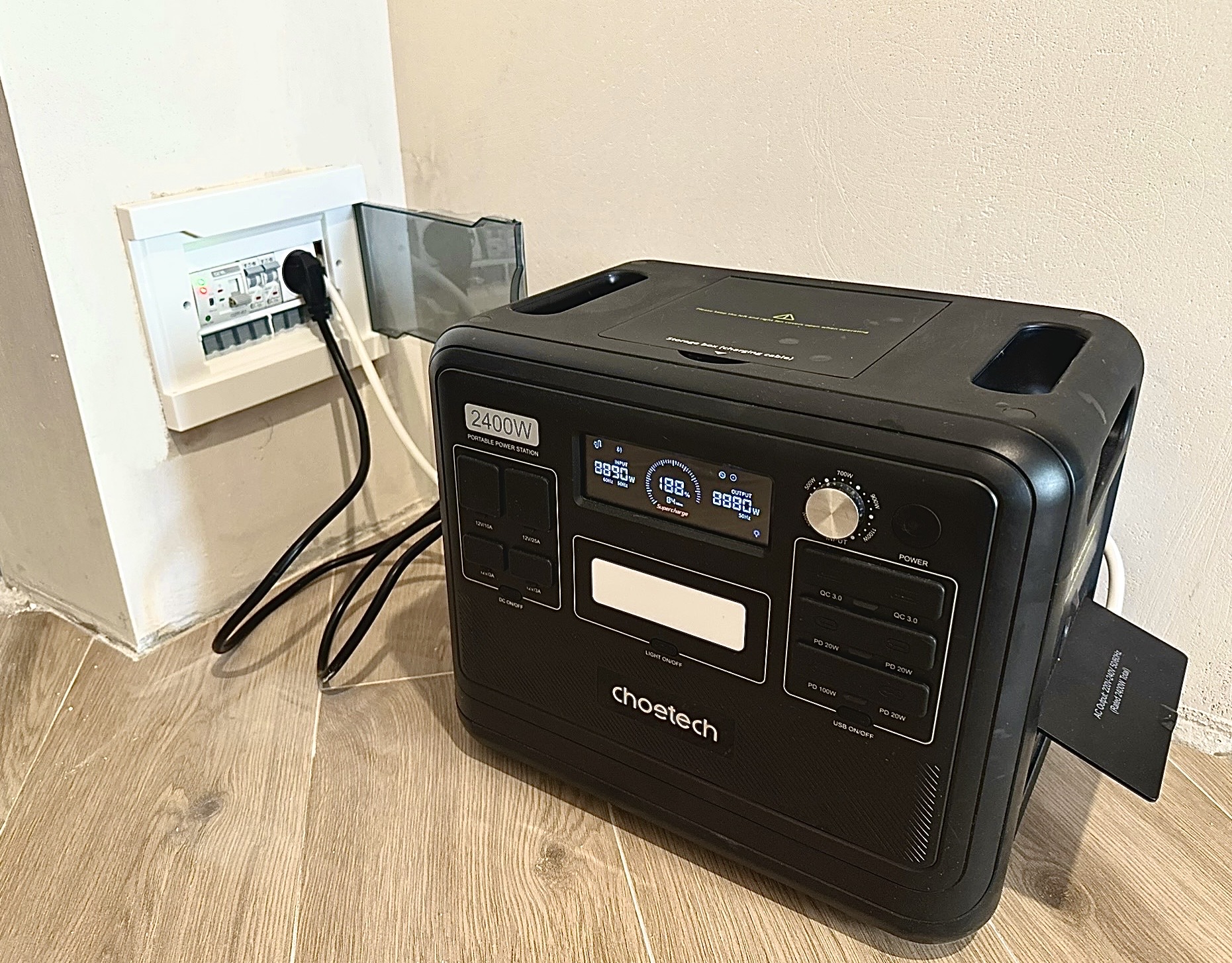 Фото Підключення зарядної станції Choetech через АВР 
