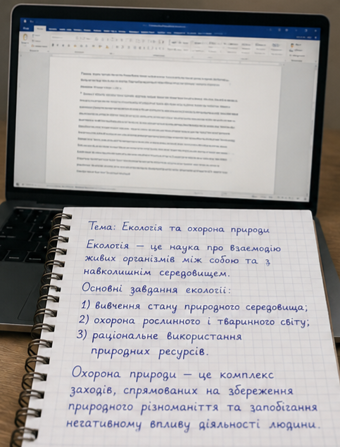 Фото Набір тексту з рукописного, PDF, фото — швидко та без помилок 1