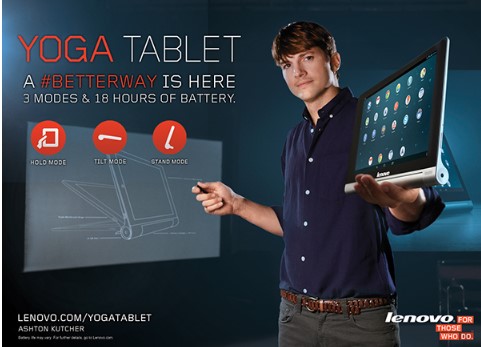 Фото Дизайн плаката для компании lenovo 