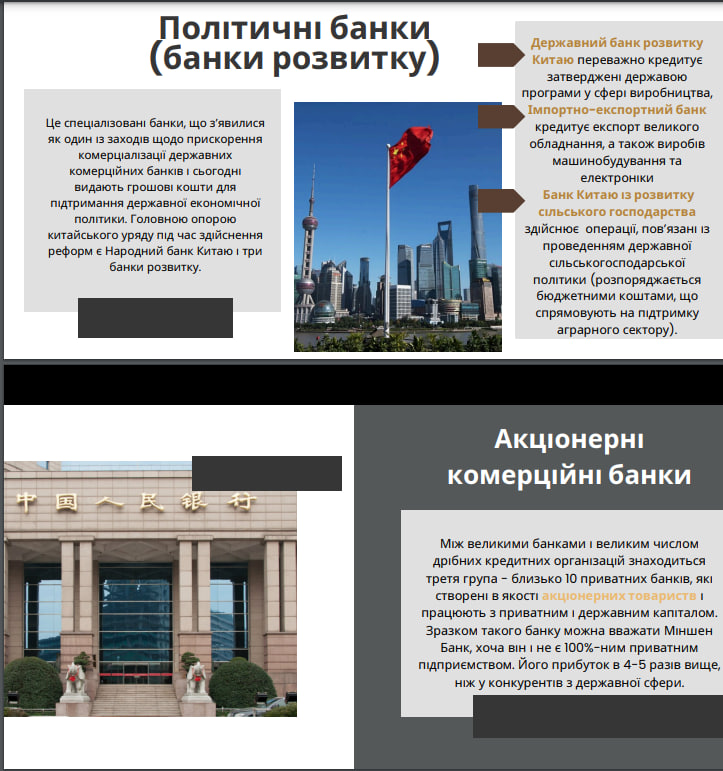 Фото Створення презентації на правову тему "Банківська система Китаю", виконання роботи без пошуку матеріалу - 1 година