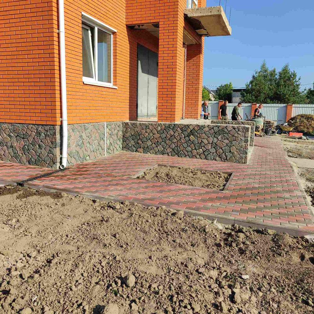 Фото Укладка тротуарной плитки под ключ 4