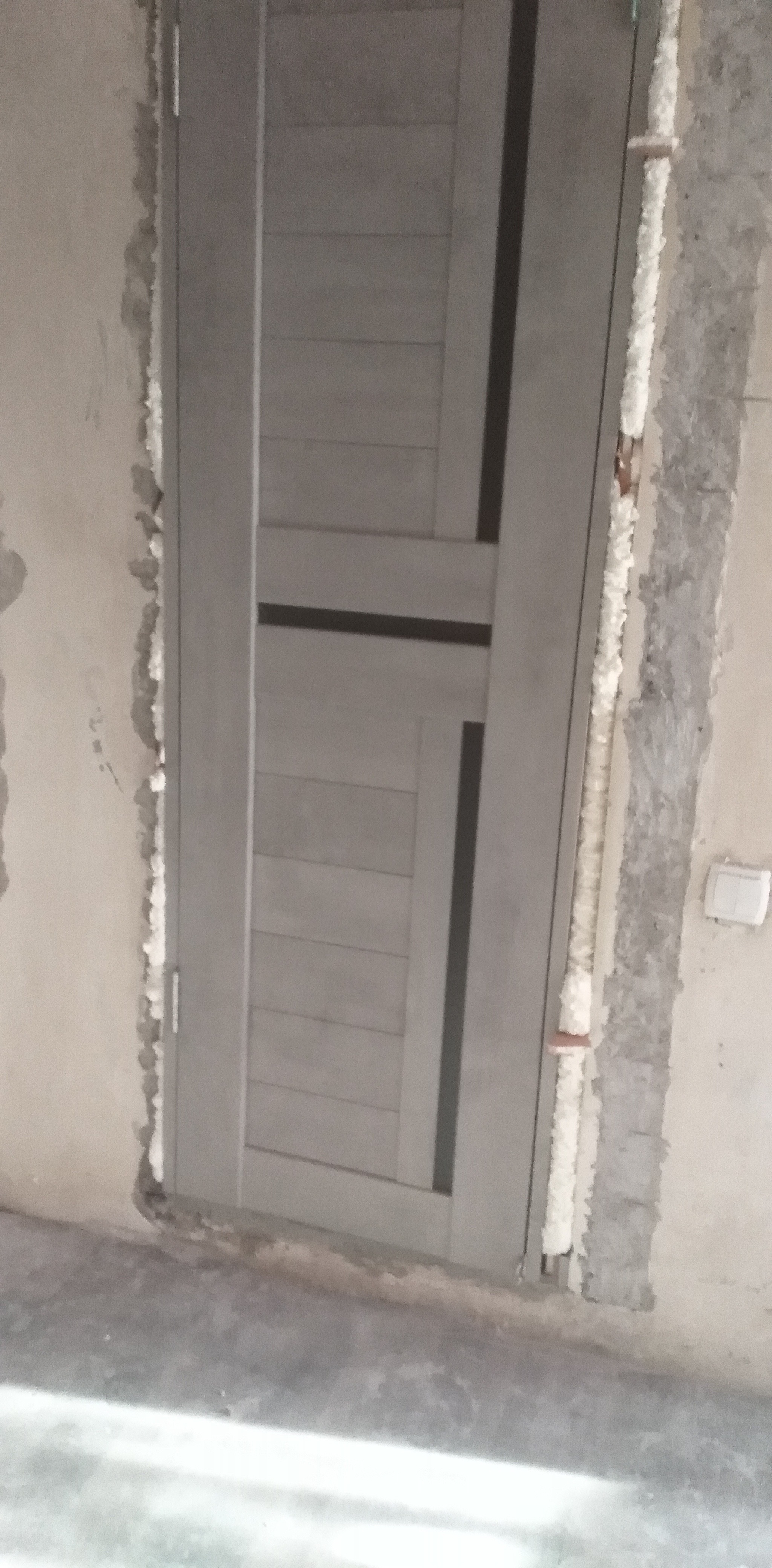 Фото установка дверей