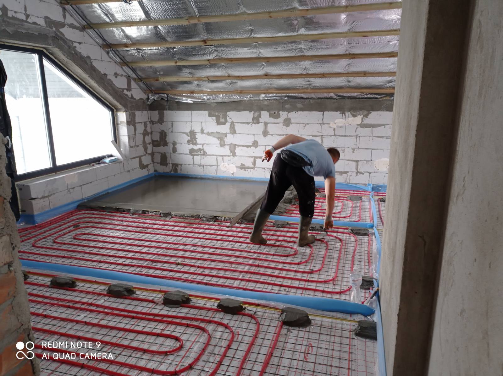 Фото Тепла підлога. Стяжка підлоги 2021р.