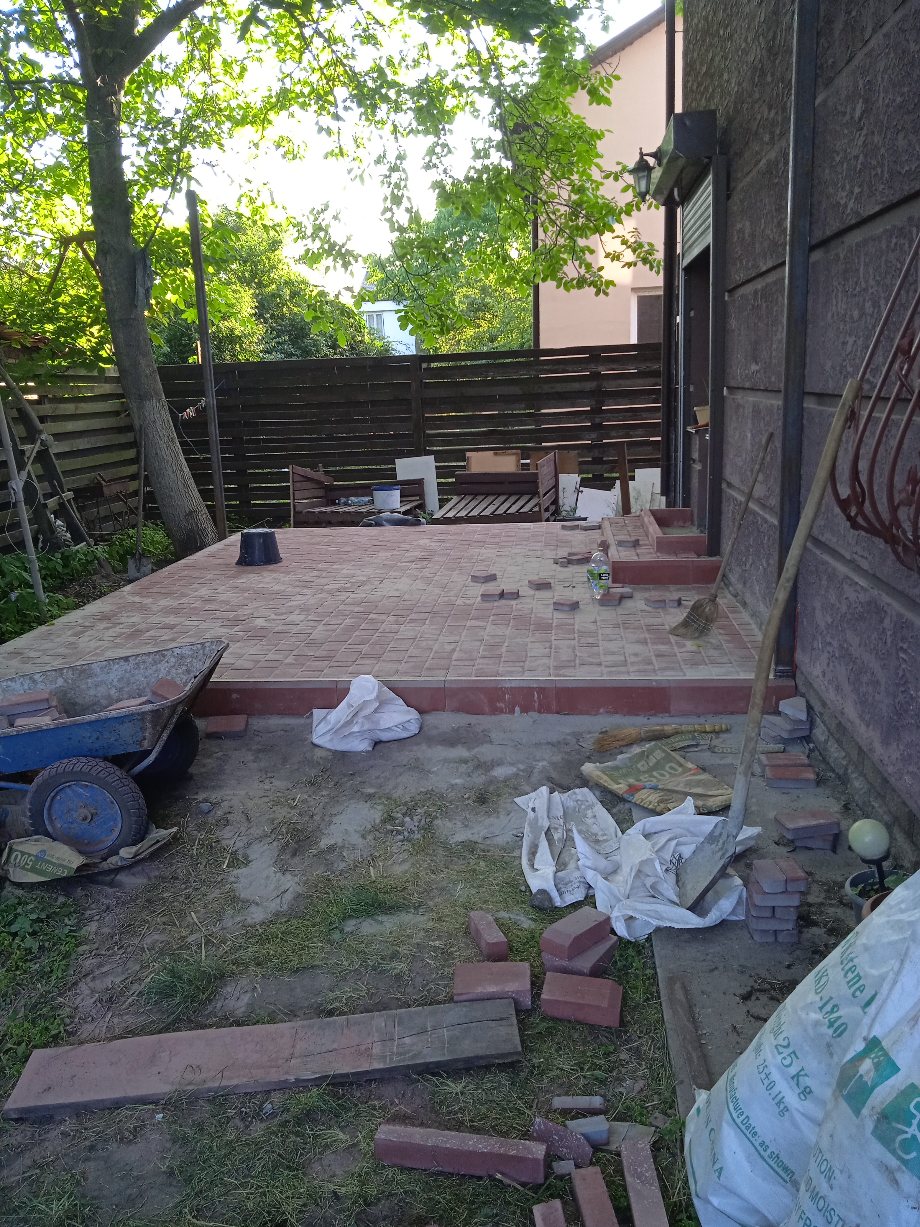 Фото тераса готова