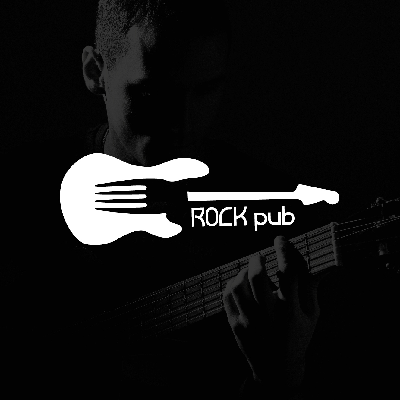 Фото Розробка логотипу для пабу "ROCK pub" 2019 рік