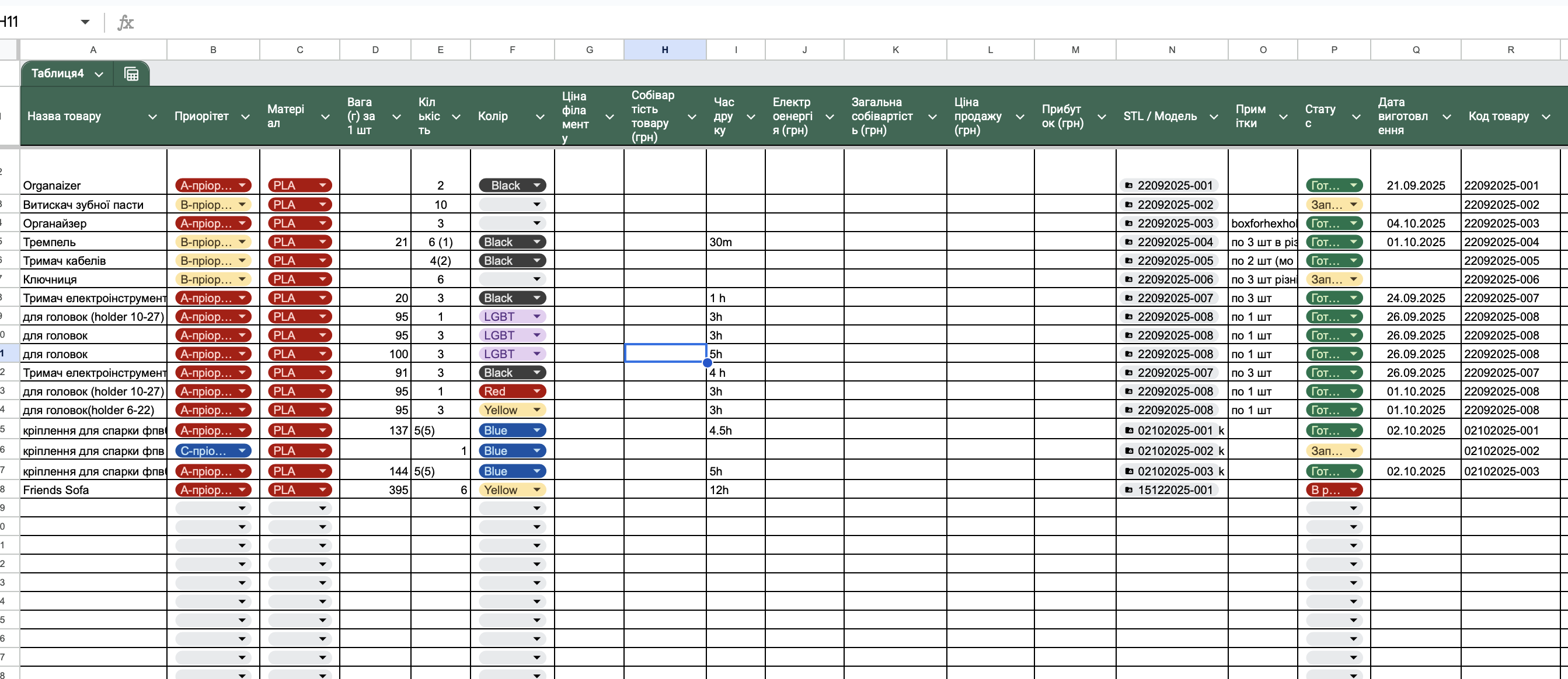 Фото Робота з Excel / Google Sheets – таблиці, введення даних, пошук інформації 5