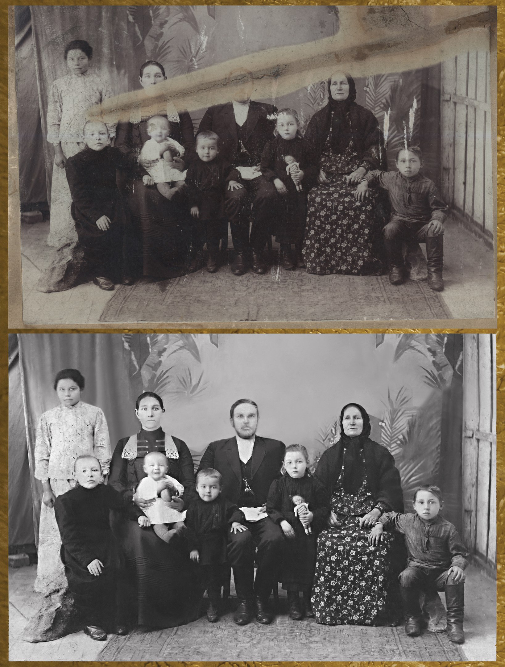 Фото Реставрация и оцветнение фотографий