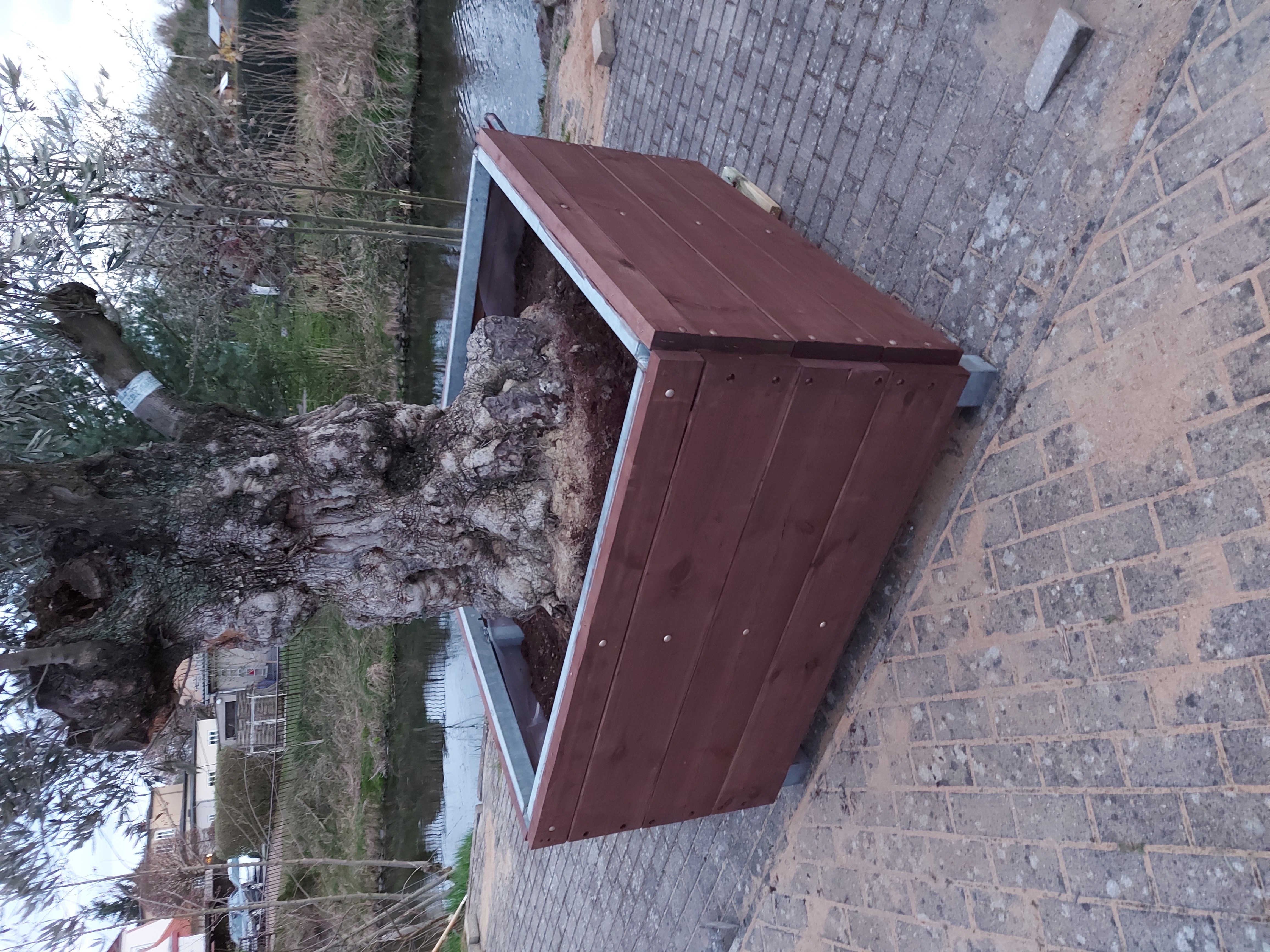 Фото виготовлення ринки під оливкове дерево 
