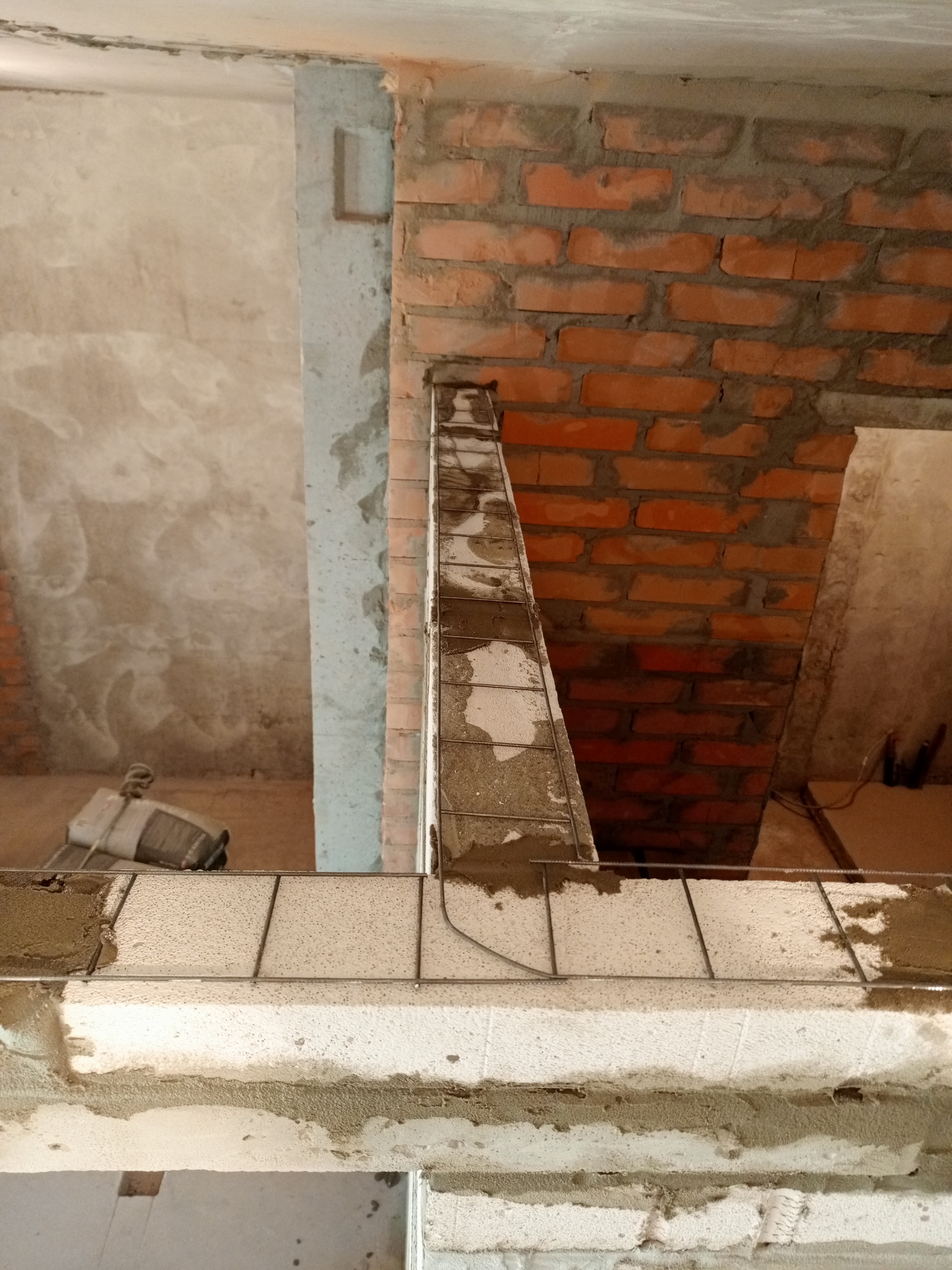 Фото перегородка з піноблоку 