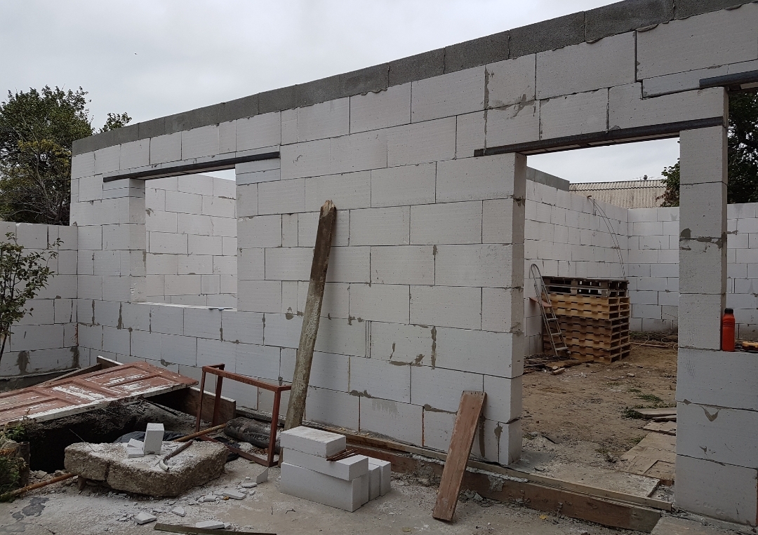Фото Кладка газобетона 1