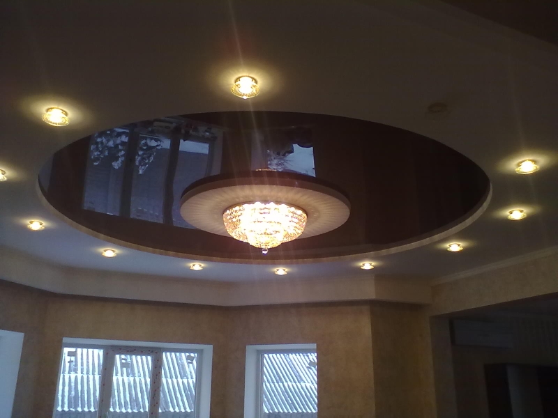 Фото ФИГУРНЫЕ ПОТОЛКИ ИЗ ГИПСОКАРТОНА 1