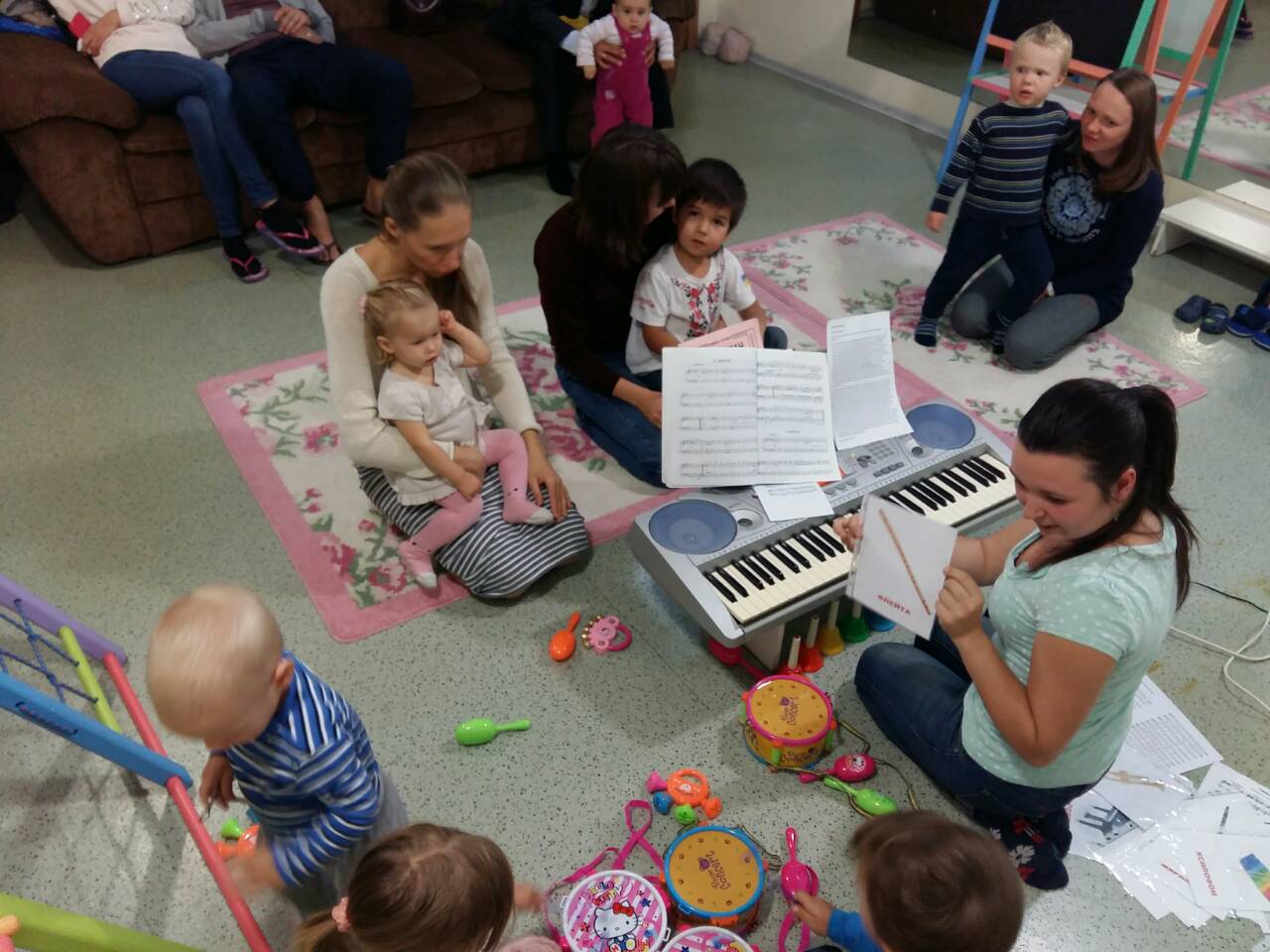 Фото Открытое занятие "День музыки" в бассейне "Жемчужинка"