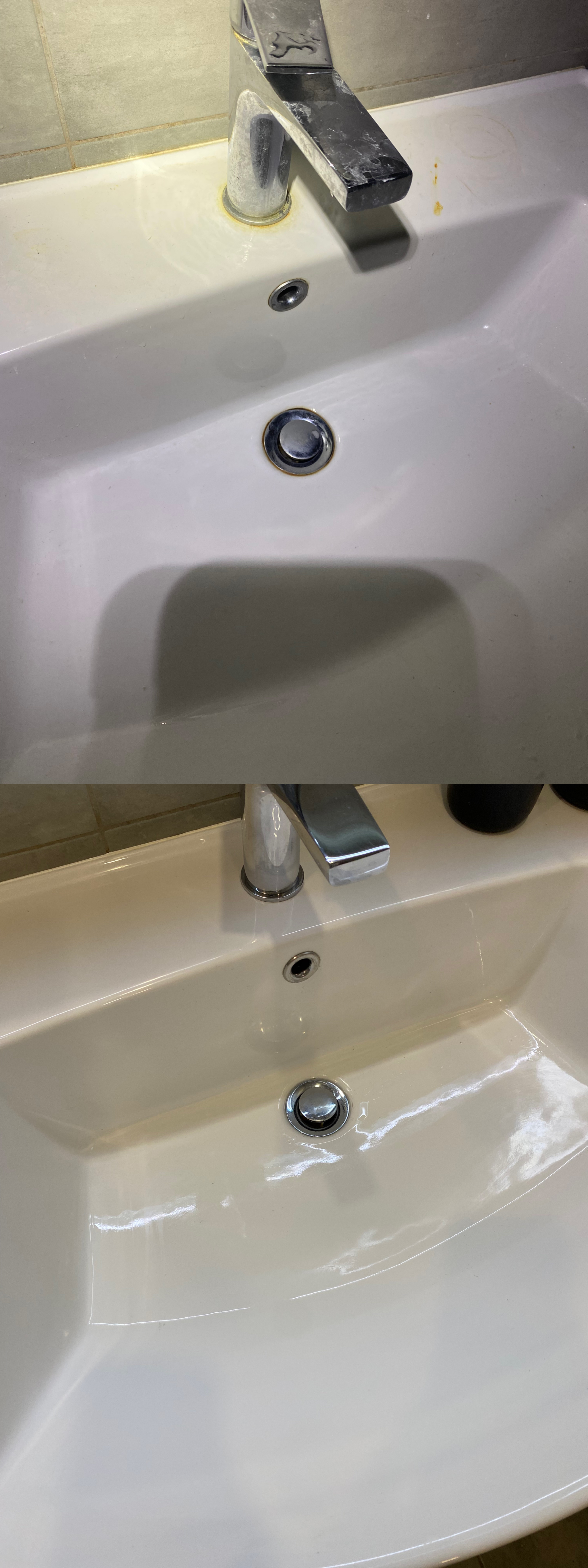 Фото налет от воды