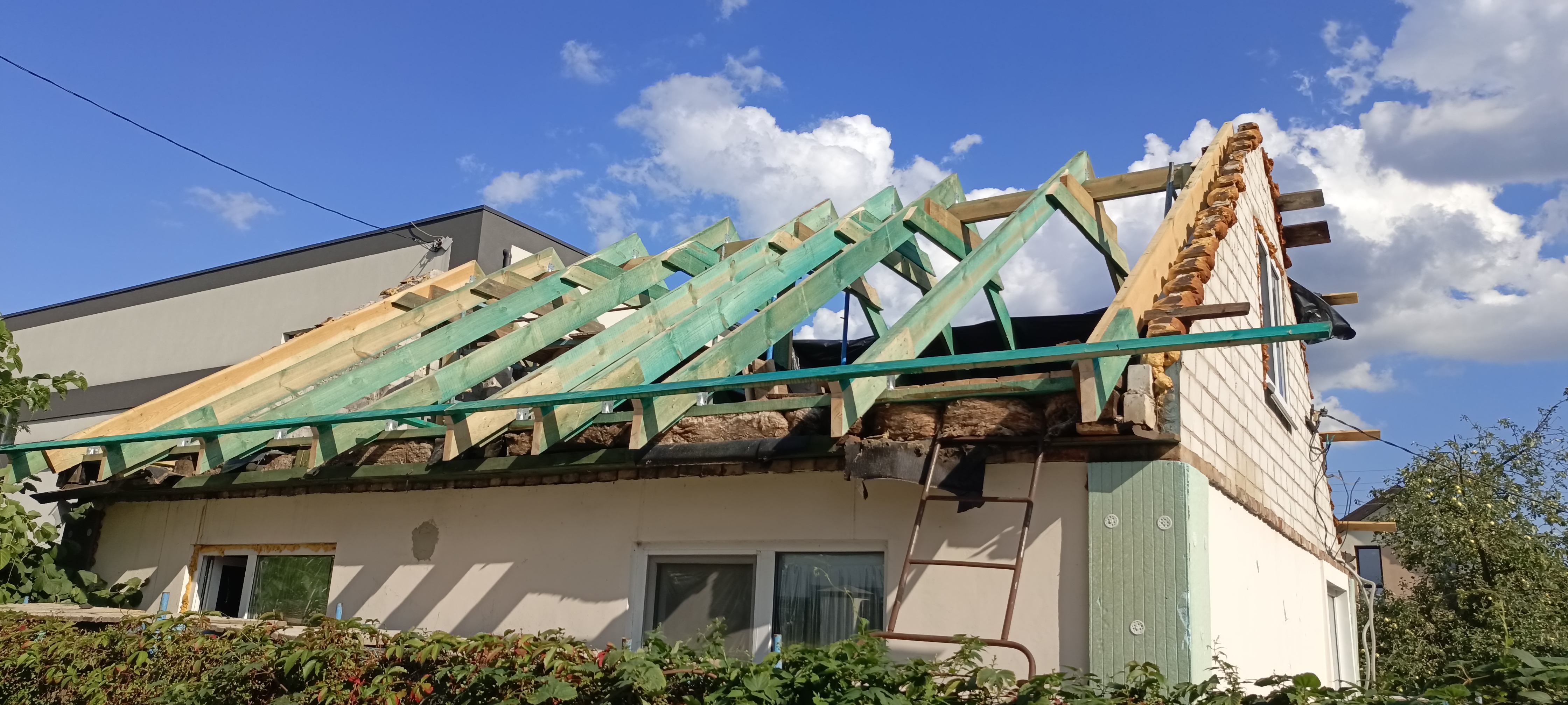 Фото Заміна покрівлі повністю. Утеплення 