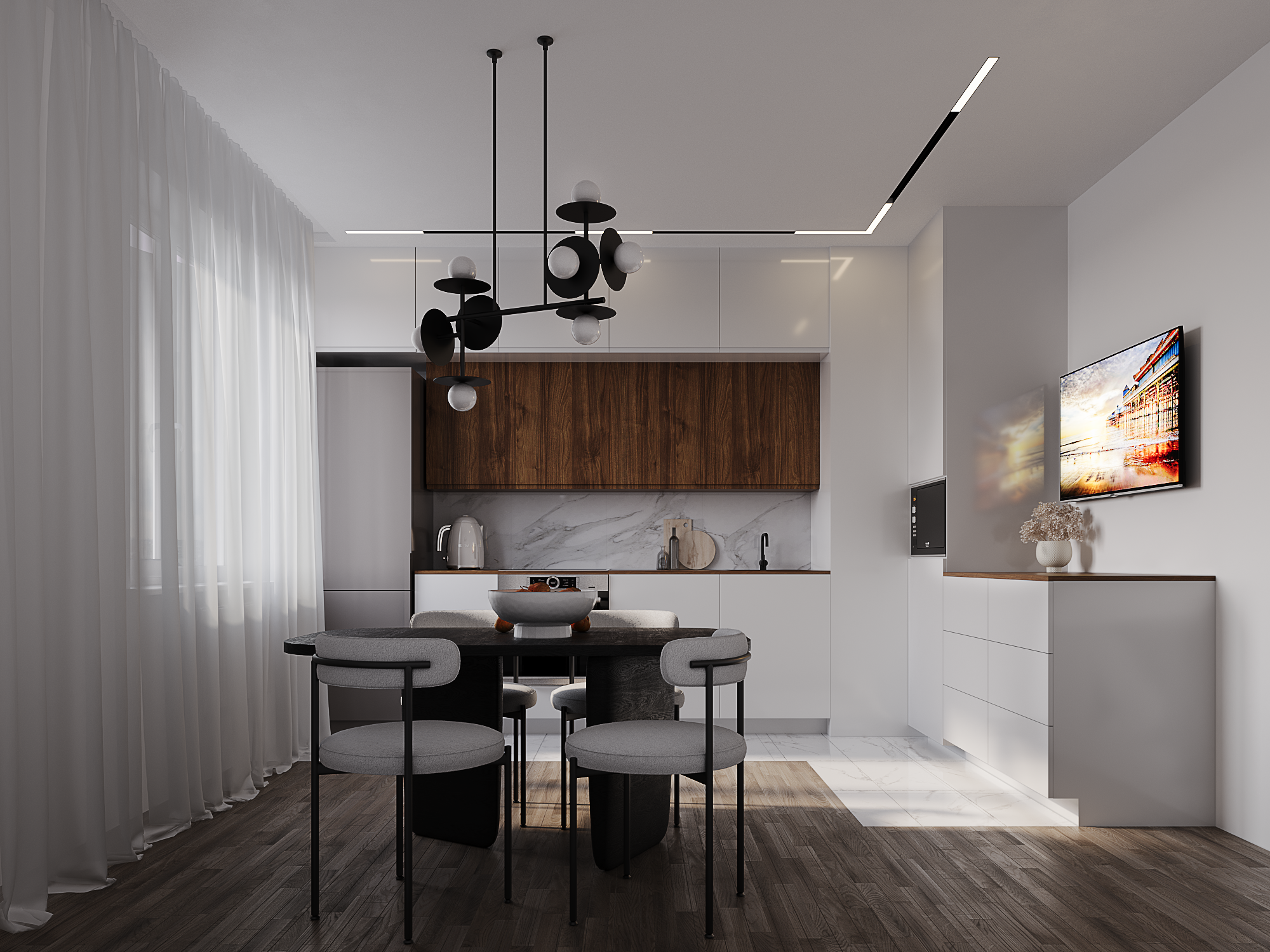 Фото 3D Візуалізація кухні, термін виконання 2-4 дні