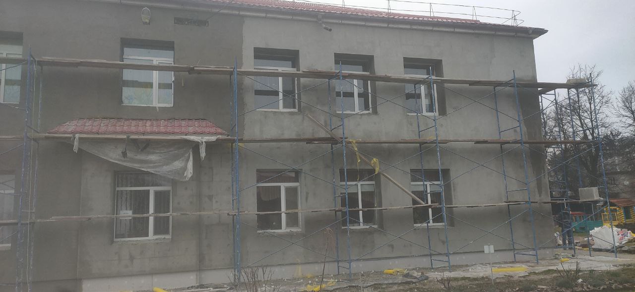 Фото Отеплення фасаду ДНЗ 8