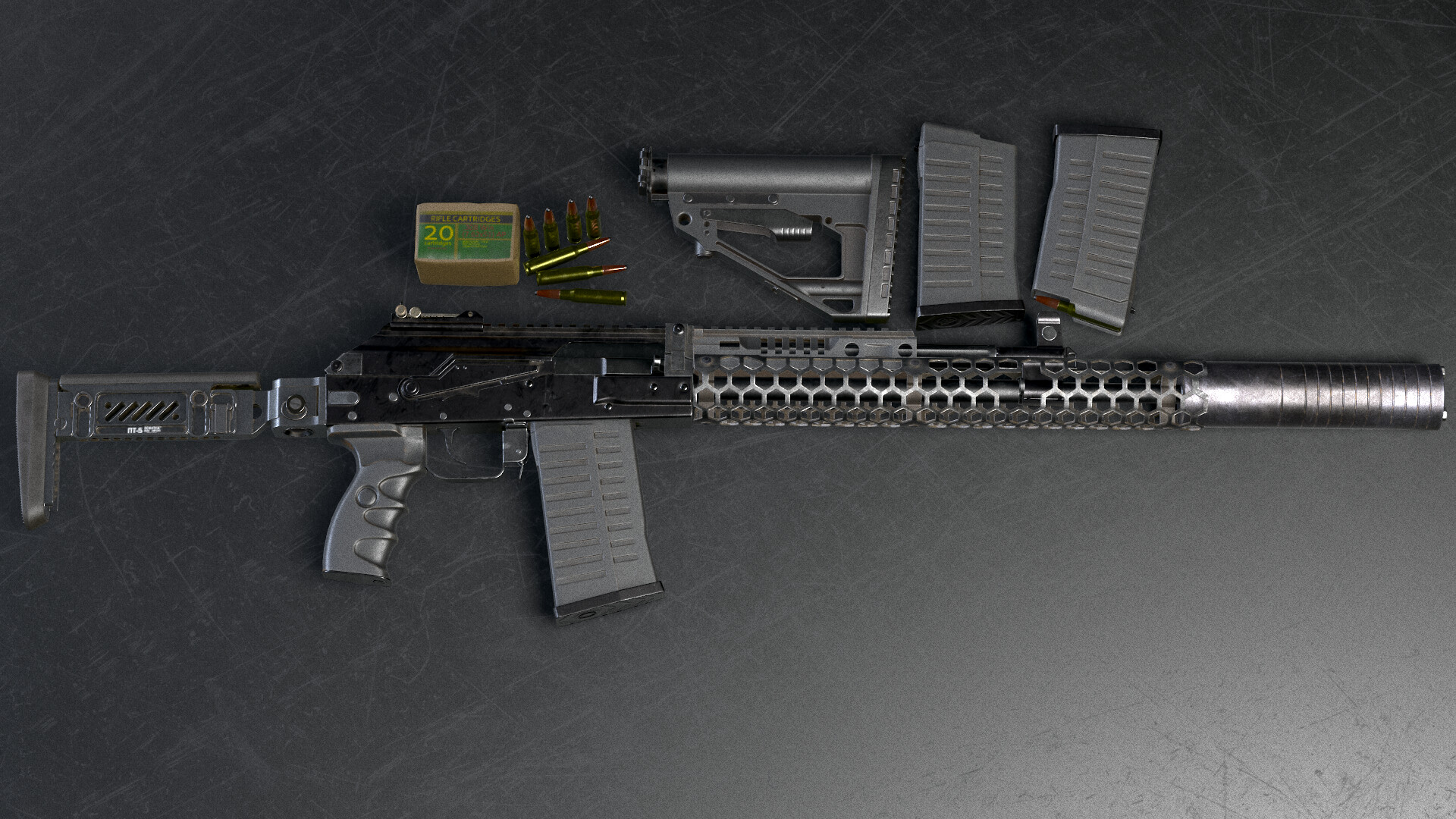 Фото Мокшанський АК-12, виконаний спеціально для гри Dayz