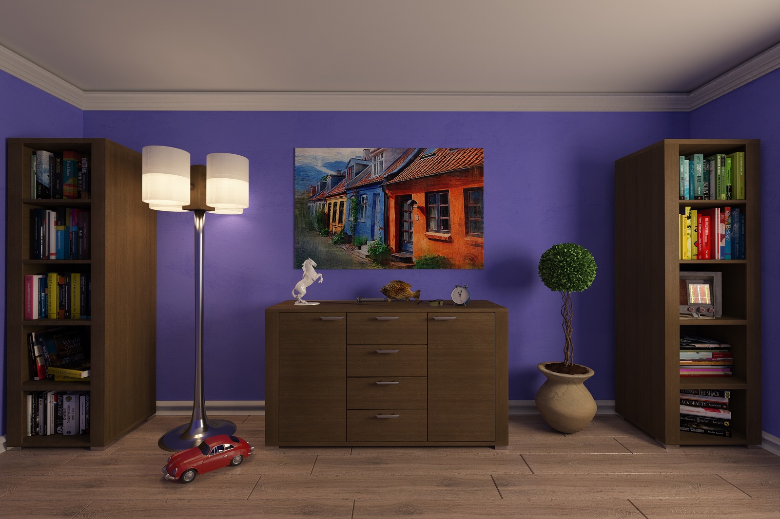 Фото Комната сделанная в 3D max в V-ray ,сделал за 24 часа 