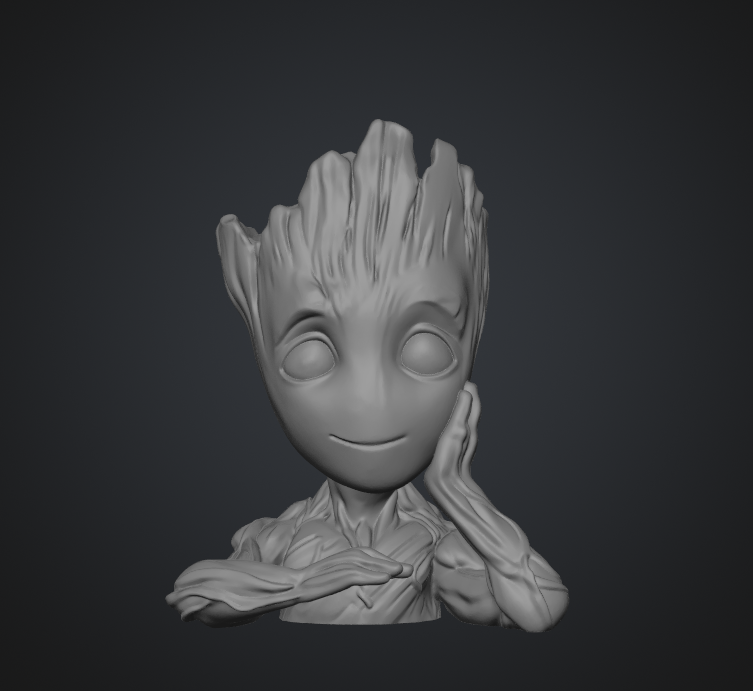 Фото Baby Groot Bust – 3D Printable Model

Stylized 3D bust inspired by a cute tree-like sci-fi character. Designed with detailed wood textures and expressive facial features, this model makes a perfect collectible for fantasy and comic-style fans.

The bust is optimized for 3D printing and works great as desk decor, shelf display, or a painting project for hobbyists.

Features:

Stylized character bust design
Detailed bark and wood textures
Clean, print-friendly geometry
Great for display and painting

Use cases:

Collectible figure
Desk or shelf decoration
Gift for fantasy and sci-fi fans
Resin or FDM 3D printing project

⚠️ Please note: this listing includes a digital 3D model only (STL file). No physical item will be shipped.

Custom Orders

I also create custom stylized characters, creatures, animals, and fantasy models for 3D printing and game projects.
Feel free to message me for custom requests.