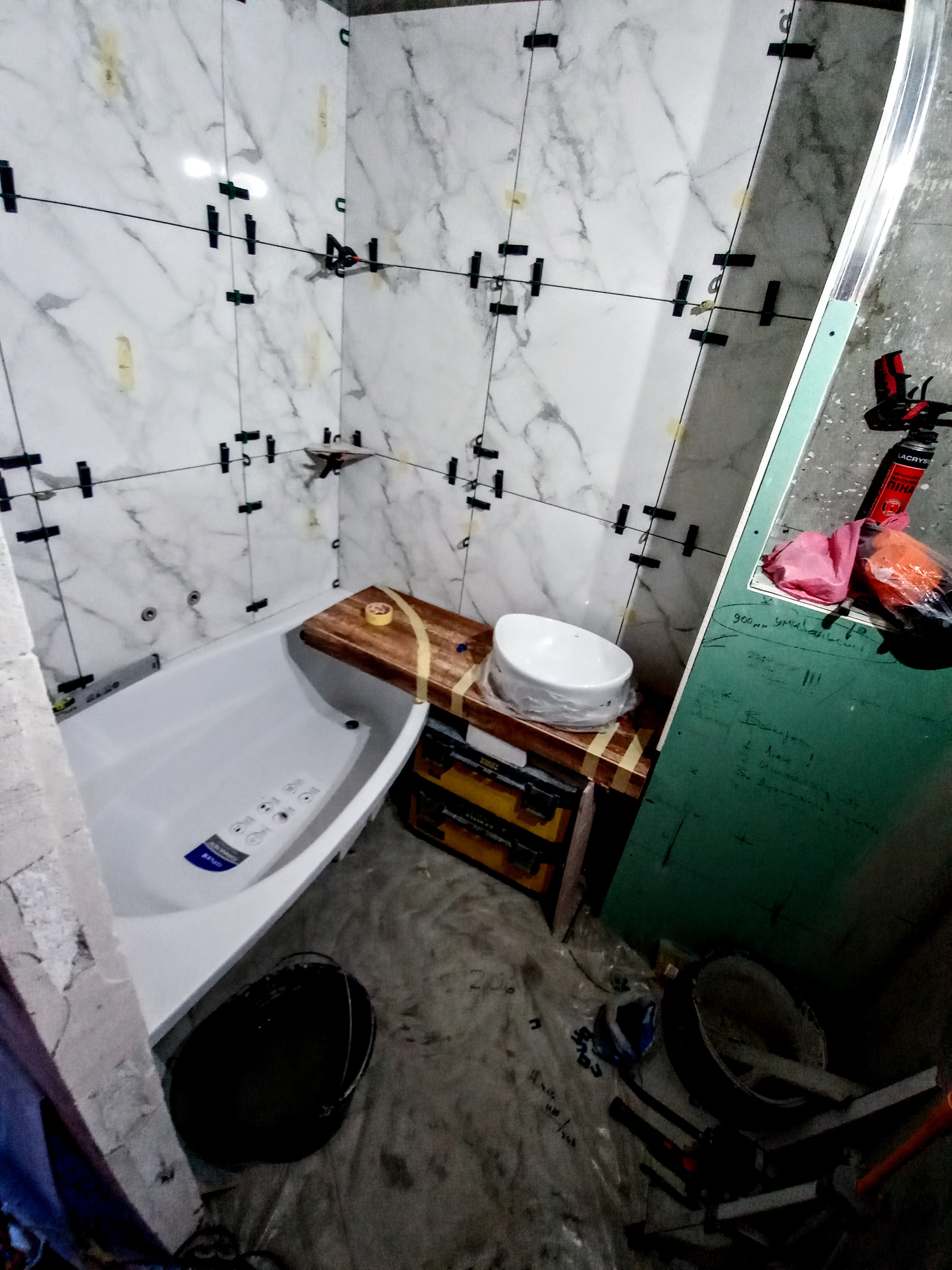 Фото Санузел под ключ, в работе.