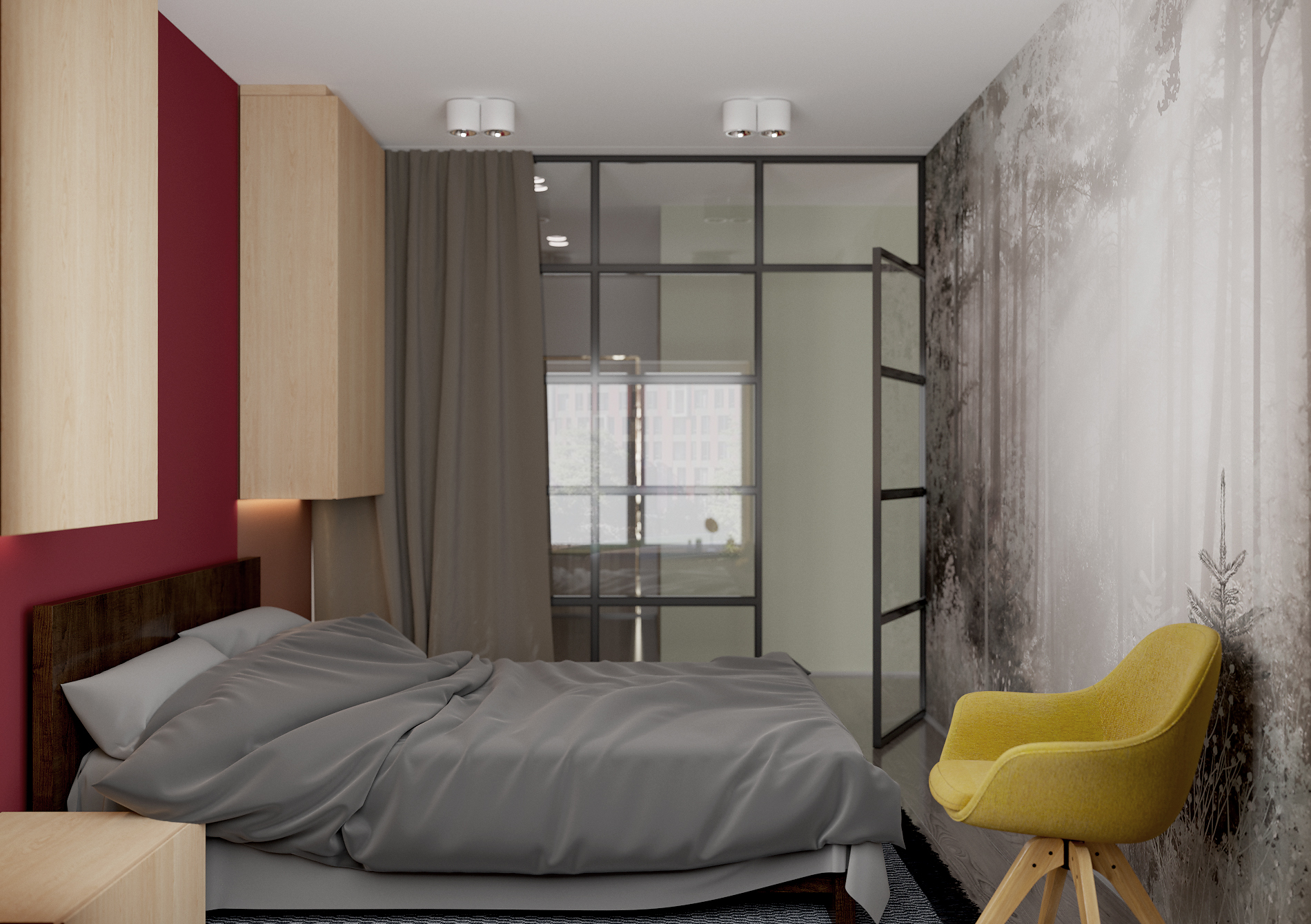 Фото Дизайн інтерєру спальні 1