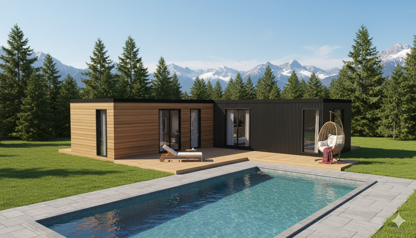 Фото По кресленням була створенна 3D модель будинку, та зроблена візуалізація