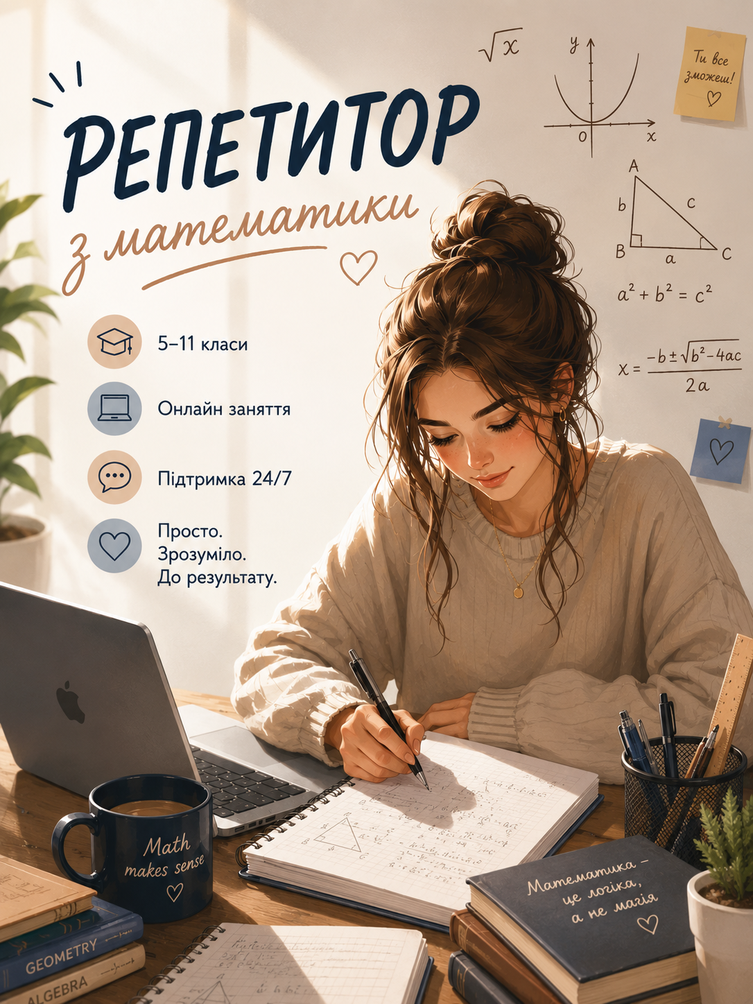 Фото Репетитор з математики  1