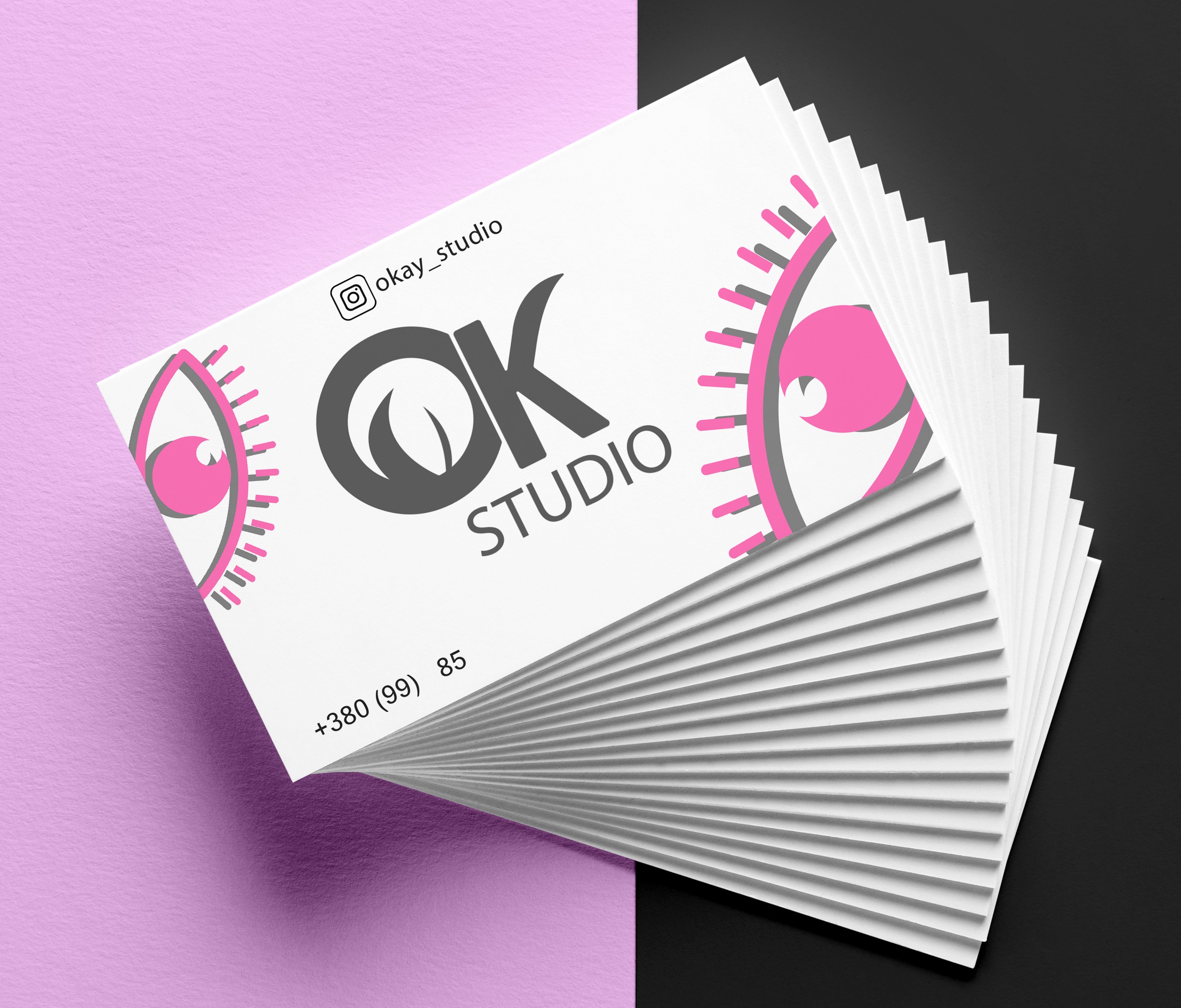 Фото 
"Представляю логотип, розроблений для OK Studio – професійної б'юті-студії , яка пропонує послуги макіяжу, нарощення вій та курси бровиста. Дизайн логотипу відображає елегантність та сучасність, підкреслюючи високий рівень послуг студії. Використання літер у логотипі створює унікальний та запам'ятовуваний образ, що ідеально підходить для бренду в індустрії краси.
Я спеціалізуюся на створенні індивідуальних логотипів для б'юті-індустрії, допомагаючи брендам виділятися та приваблювати клієнтів. 