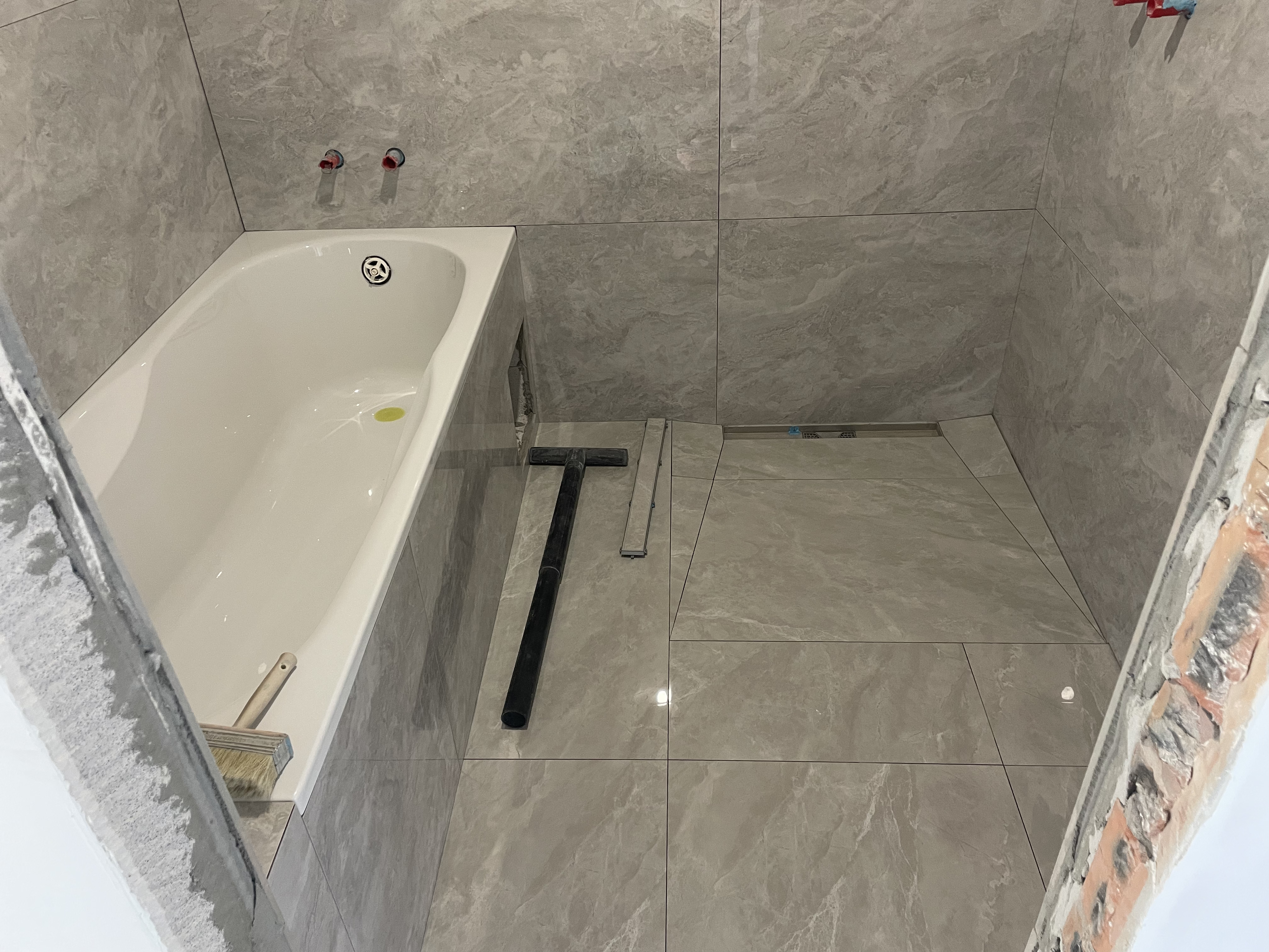 Фото душ подон ванна плитка …!!!🚿🧼🧽🪣🧻🛁🧴!!!