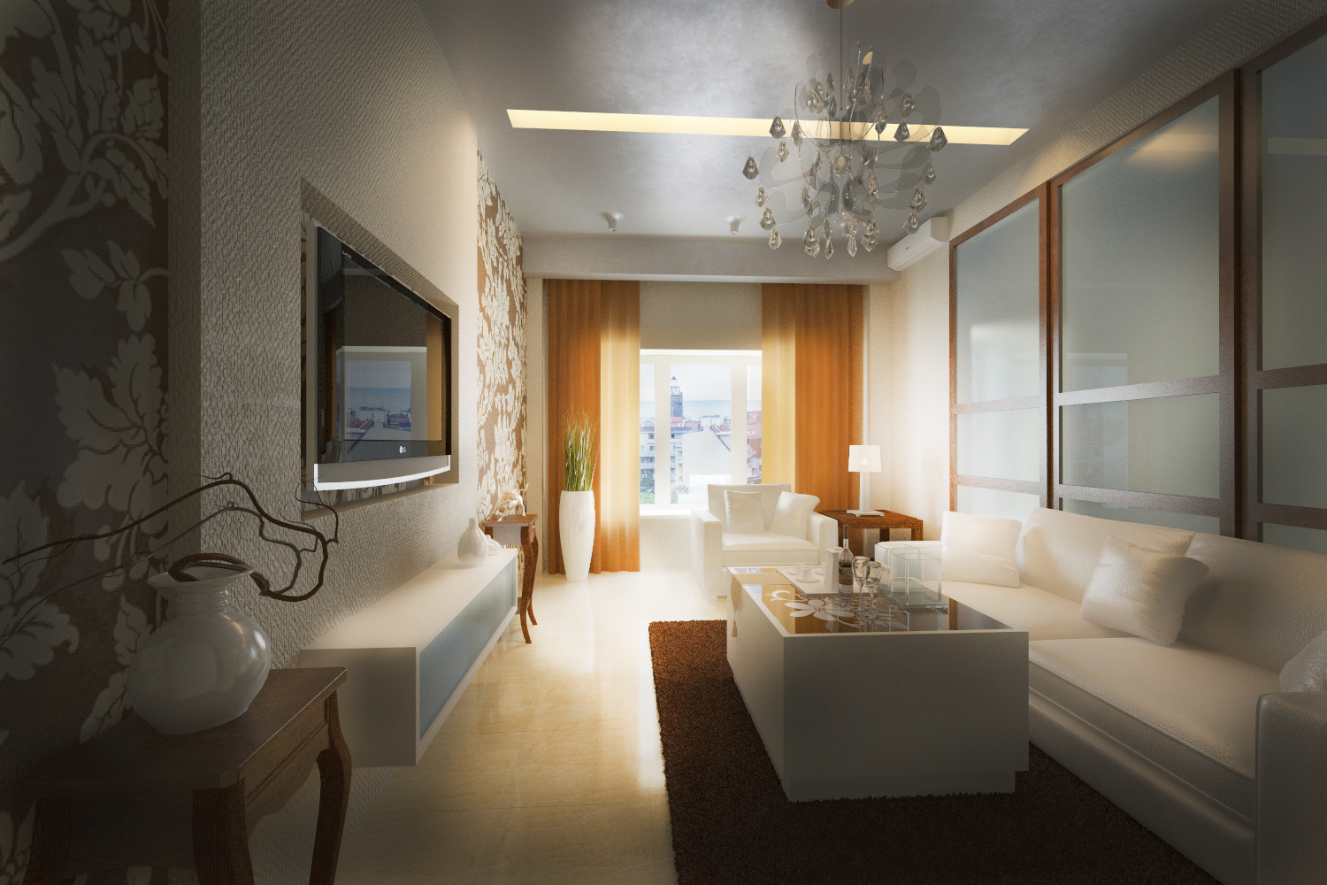 Фото Сцена создана с помощью 3ds max + Vray. 1 помещение в среднем 2-3 дня от момента согласования и утверждения целей и деталей выходящего результата))))