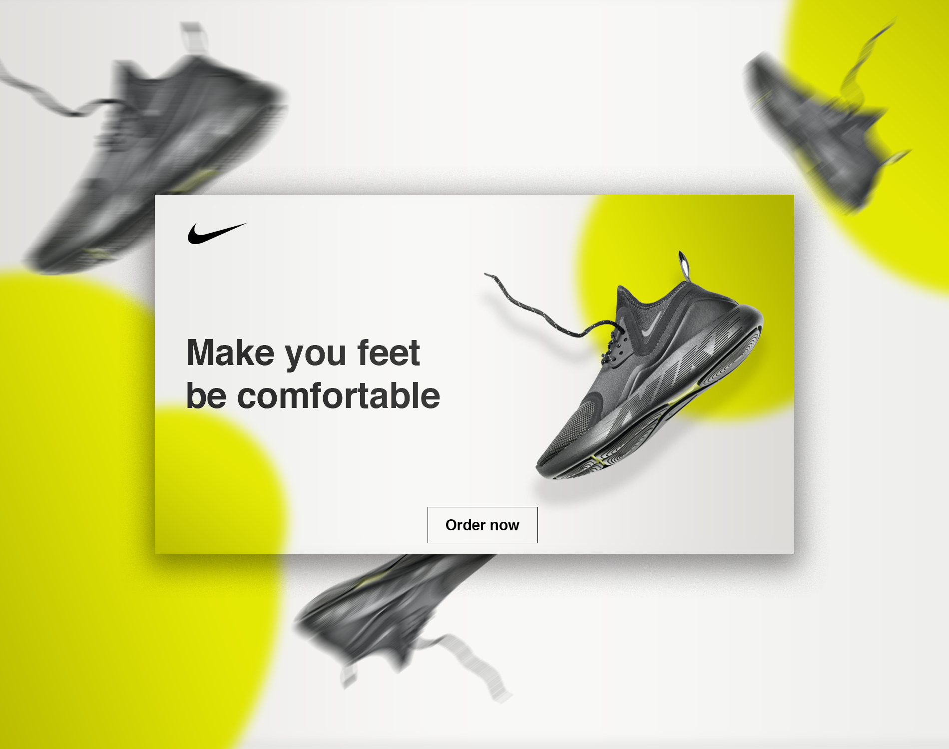 Фото Дизайн для кроссовок "Nike"