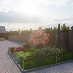 Клумба біля приватного будинку