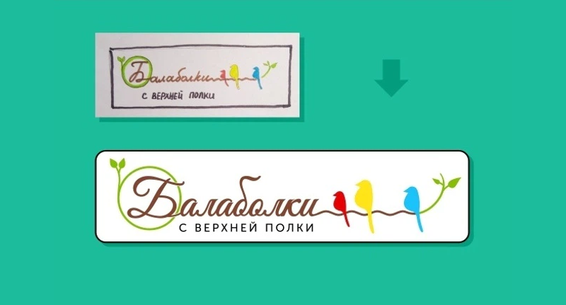 Фото Качественная отрисовка вашего логотипа в векторе 1