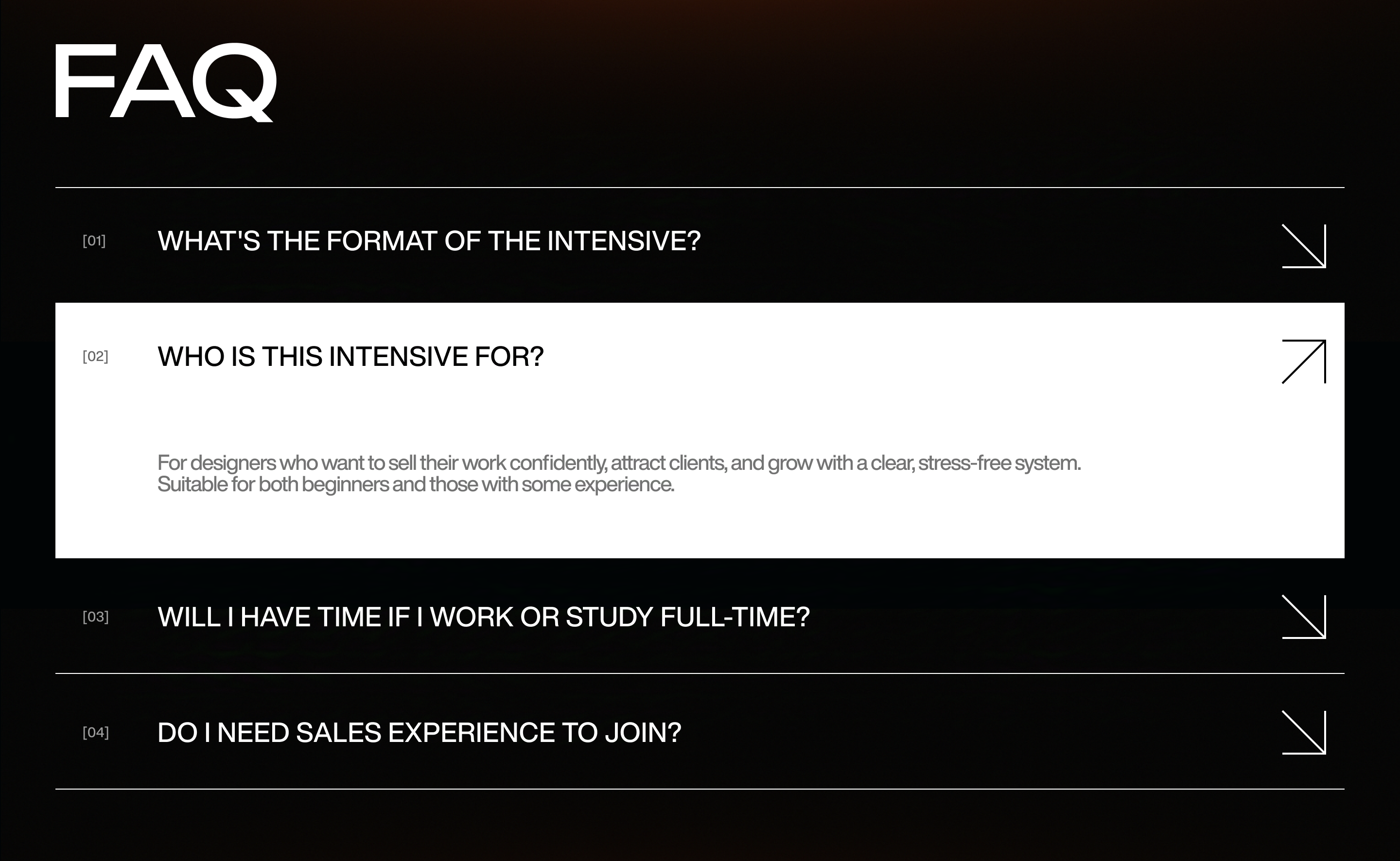 Фото Сайт для інтенсиву з продажів та дизайну