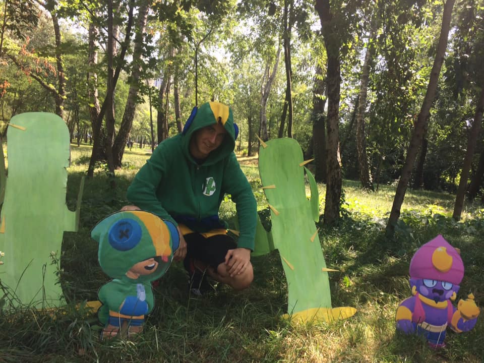 Фото Аніматор Леон із Бравл Старс