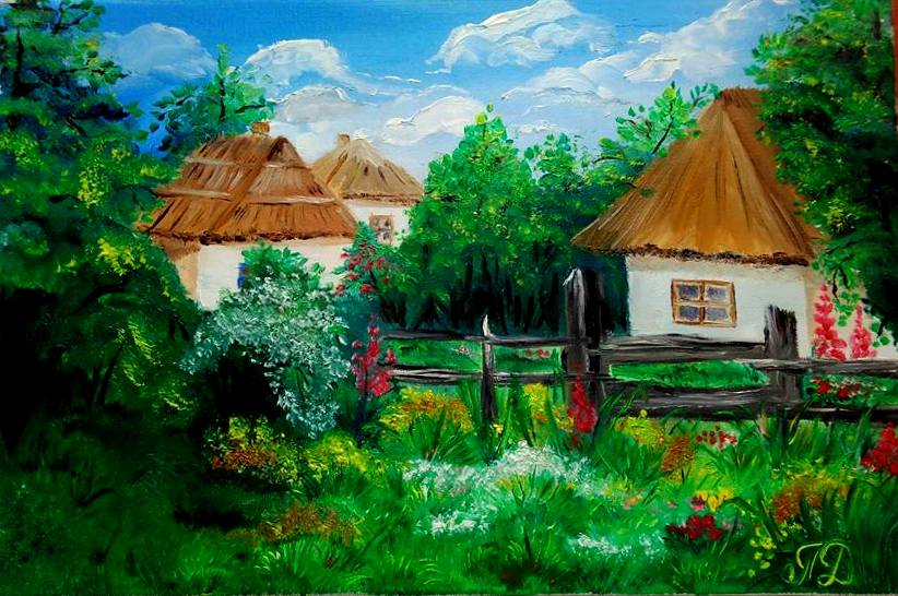 Фото Масло, холст