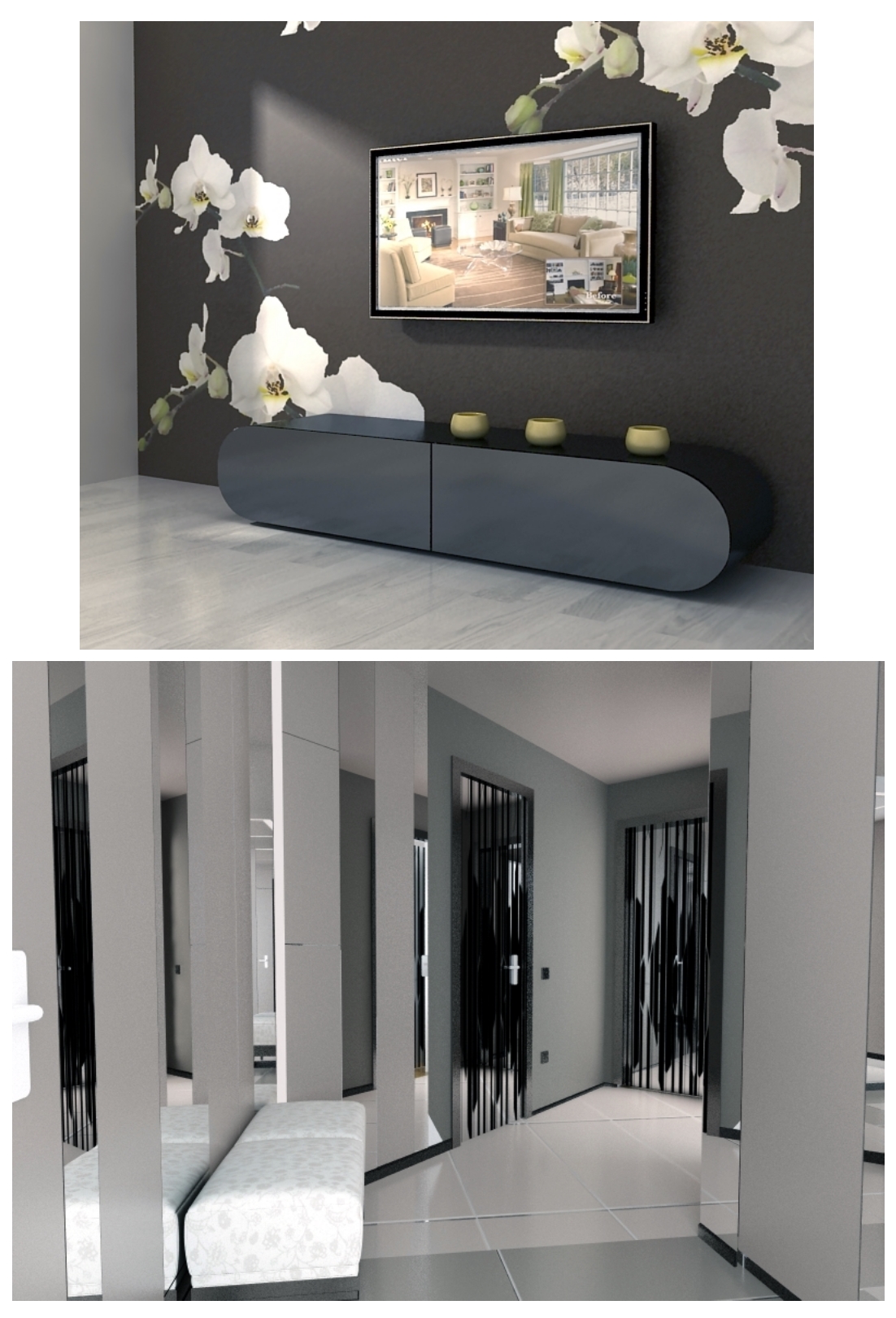 Фото 3D визуализация элементов мебели
