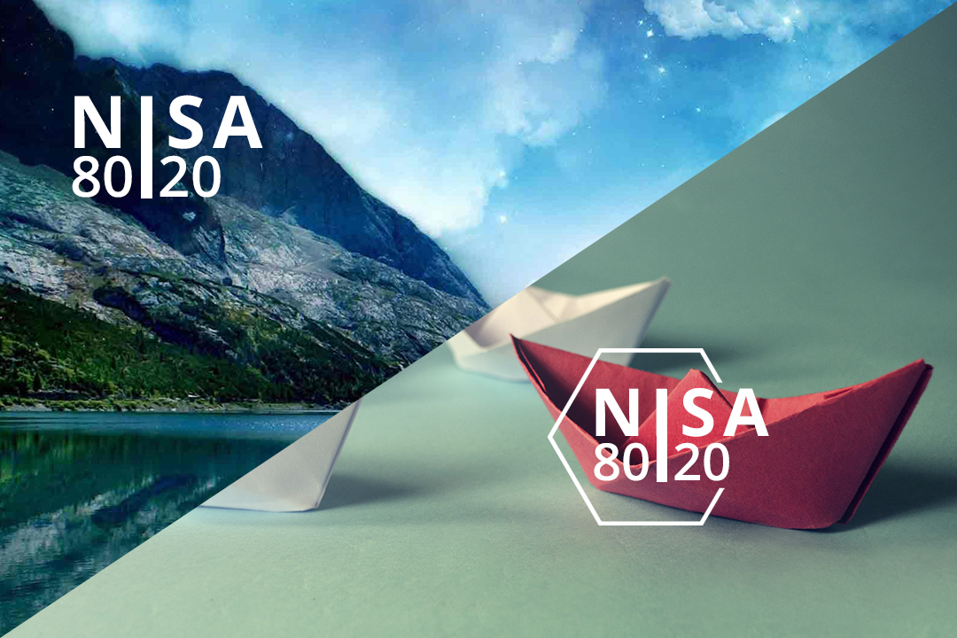 Фото Название - NISA 80/20, логотип для сайта который развивает IT-сферу.
Идея - создать ассоциацию с преданными делу специалистами
Концепт -  6-ти угольная фигура, сота. Ассоциация с слаженной и командной работой пчел