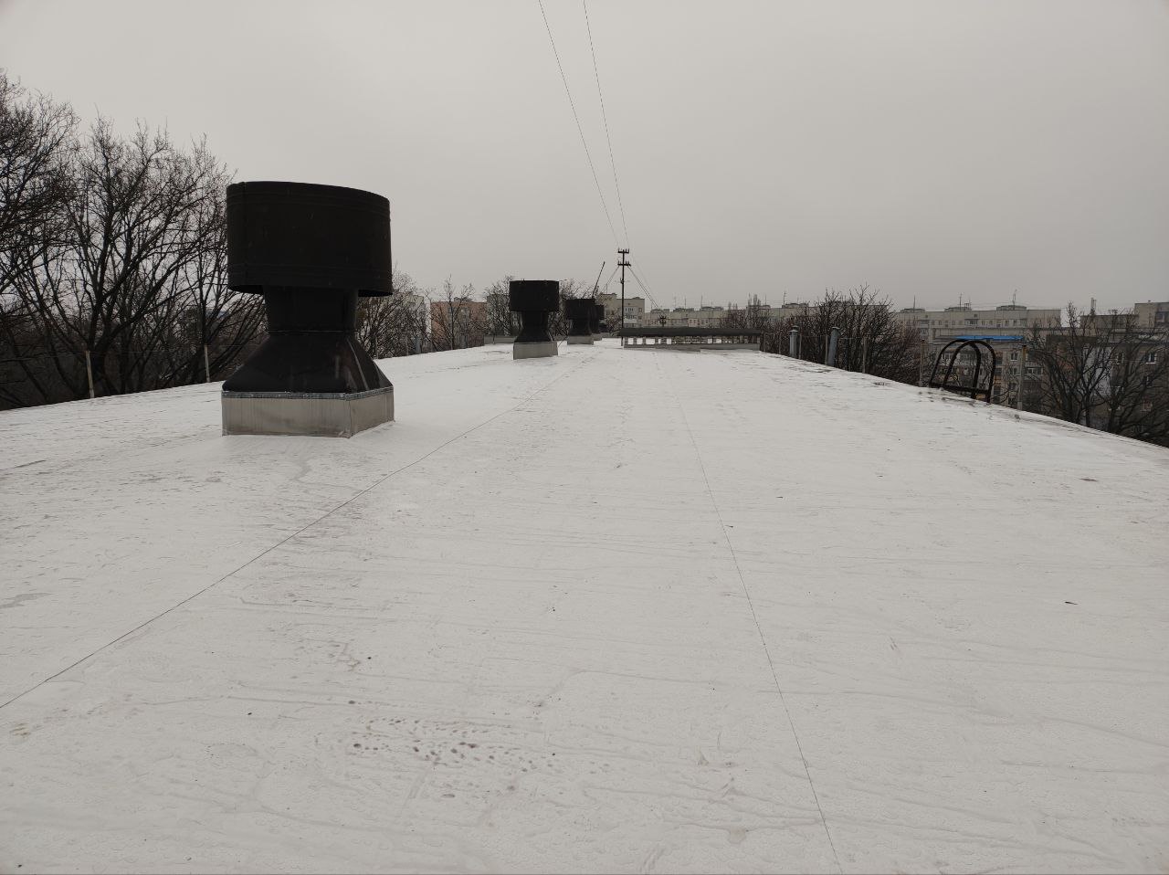Фото Кровля мембрана