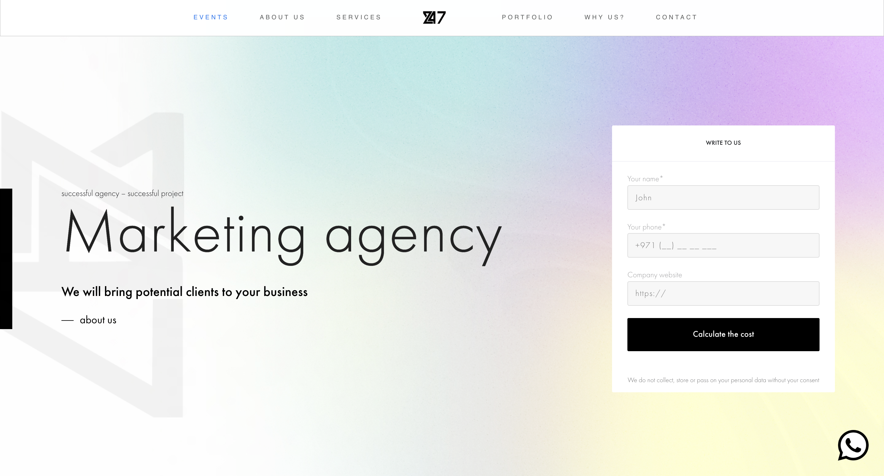 Фото Створив сайт для маркетингової агенції в Дубаї https://247agency.ae